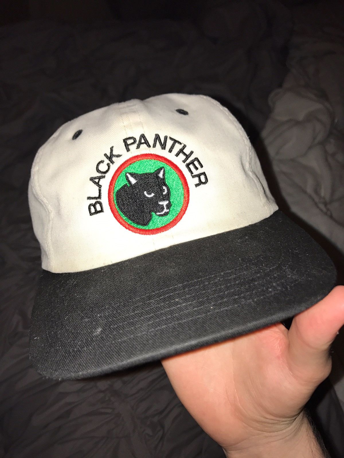 Black panther supreme hat on sale