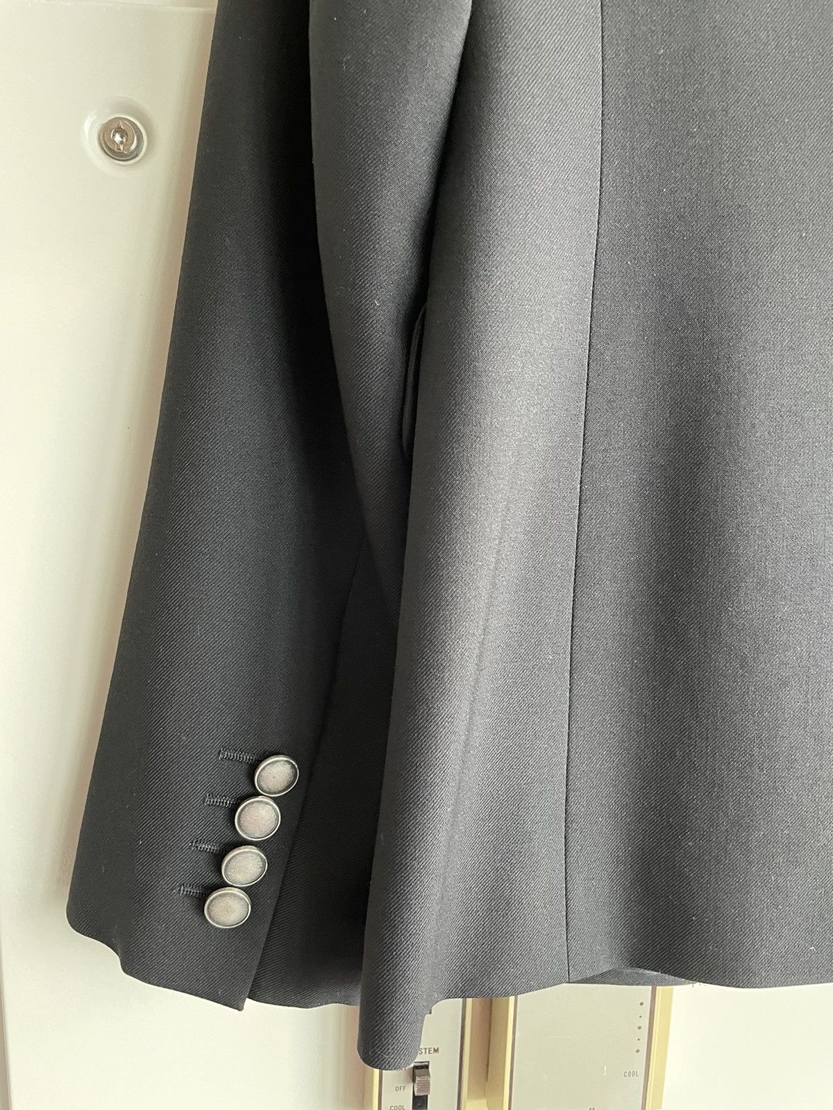 Saint Laurent Paris $3,000 Value Extremely Limited Gabardine Wool Runway Blazer Size 52R - 7 Thumbnail