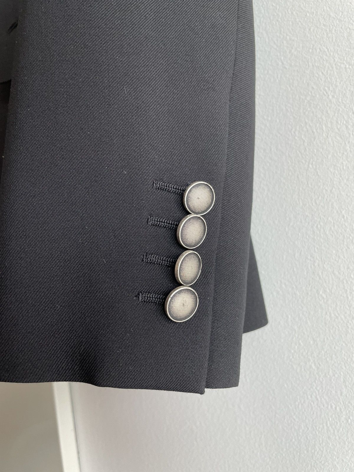 Saint Laurent Paris $3,000 Value Extremely Limited Gabardine Wool Runway Blazer Size 52R - 5 Thumbnail