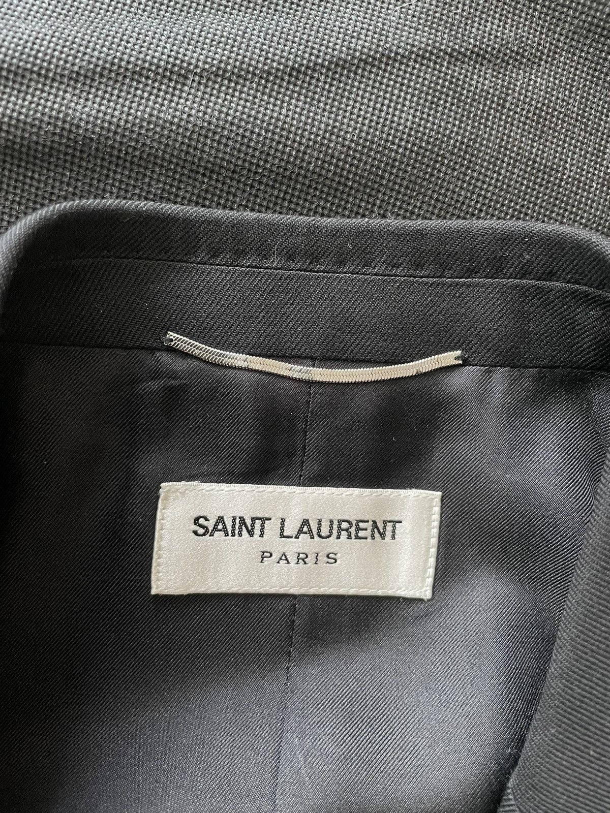 Saint Laurent Paris $3,000 Value Extremely Limited Gabardine Wool Runway Blazer Size 52R - 15 Thumbnail