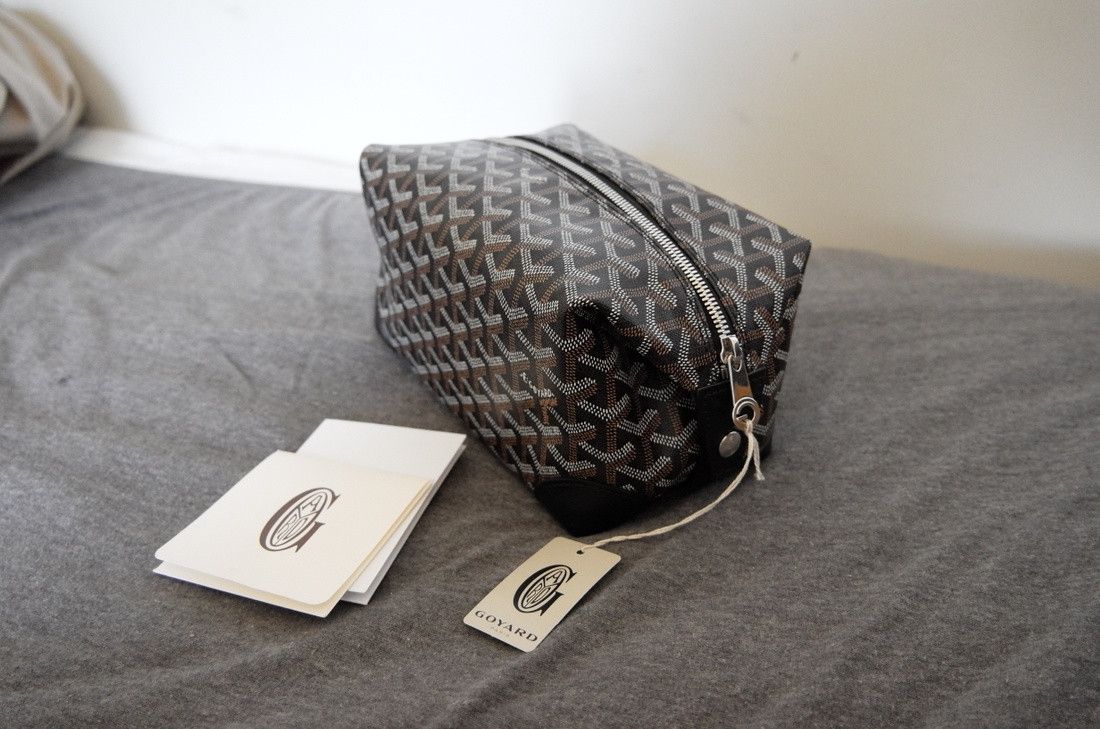 Goyard Brand New Black Goyard Boeing 25 Toiletry Case | Grailed