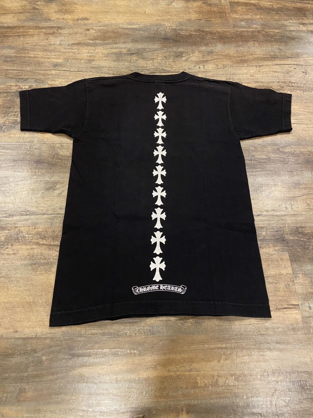 Chrome Hearts Chrome Hearts Cross Spine Triple Cross Pocket Tee 