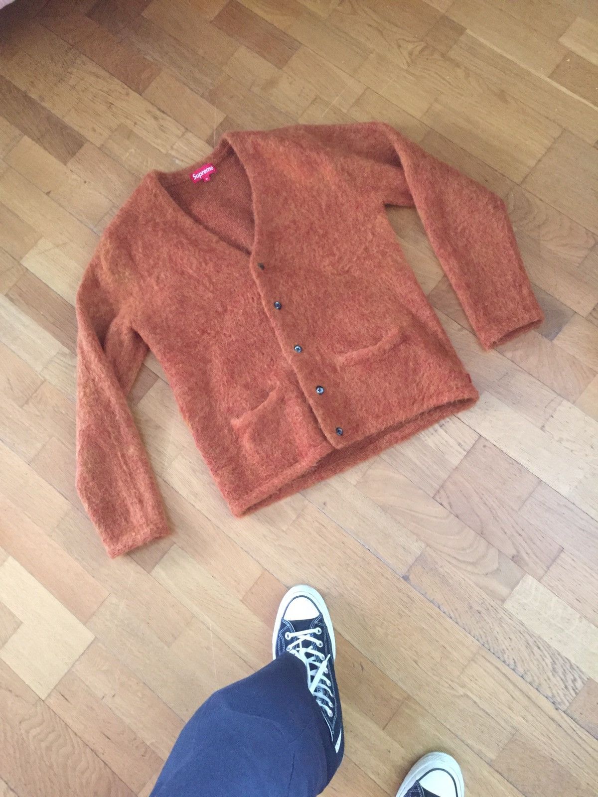 Supreme Supreme FW15 Mohair Cardigan Sweater | Grailed