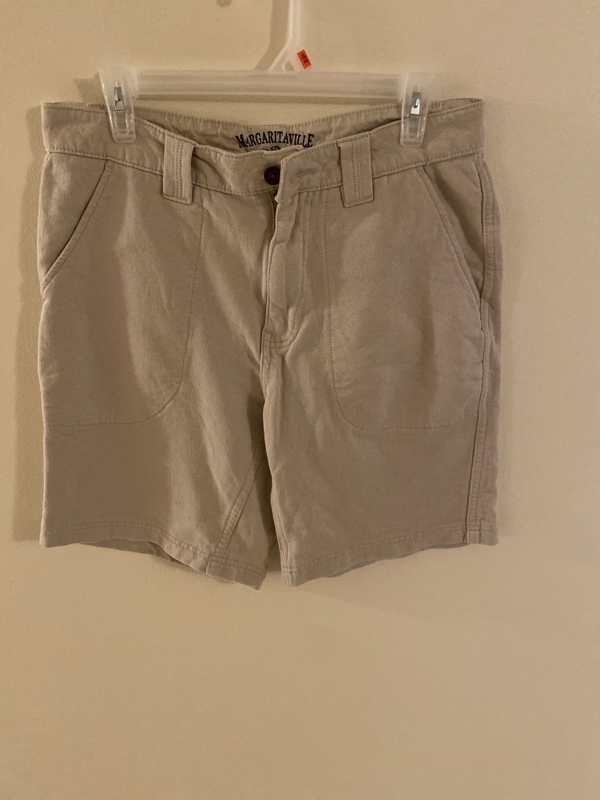 Vintage Cream Sweat Shorts Size US 32 / EU 48 - 1 Thumbnail