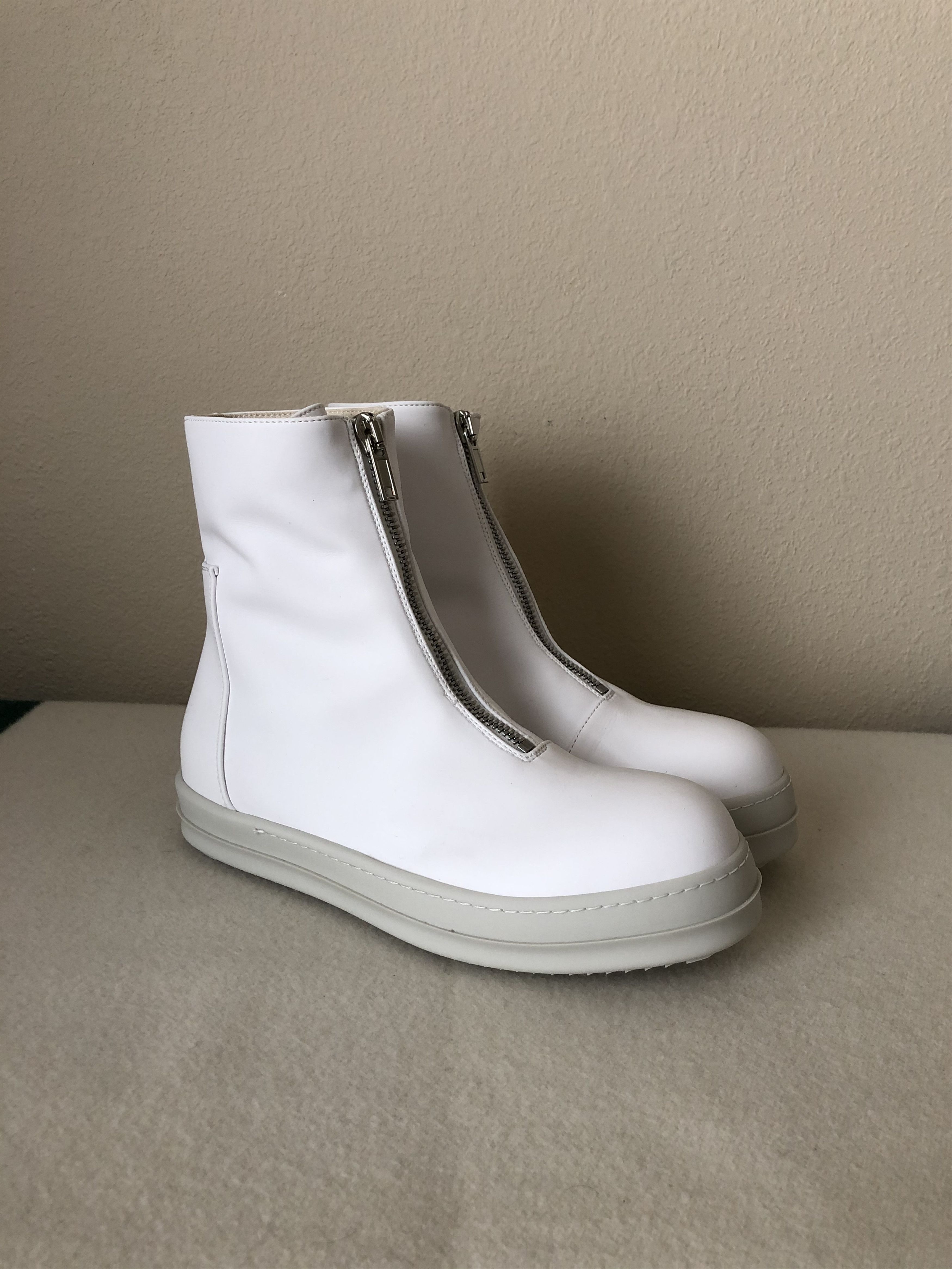 Rick Owens Drkshdw Rick Owens DRKSHDW Front Zip Ramones High Rick Owens Drkshdw Rick Owens DRKSHDW Front Zip Ramones High