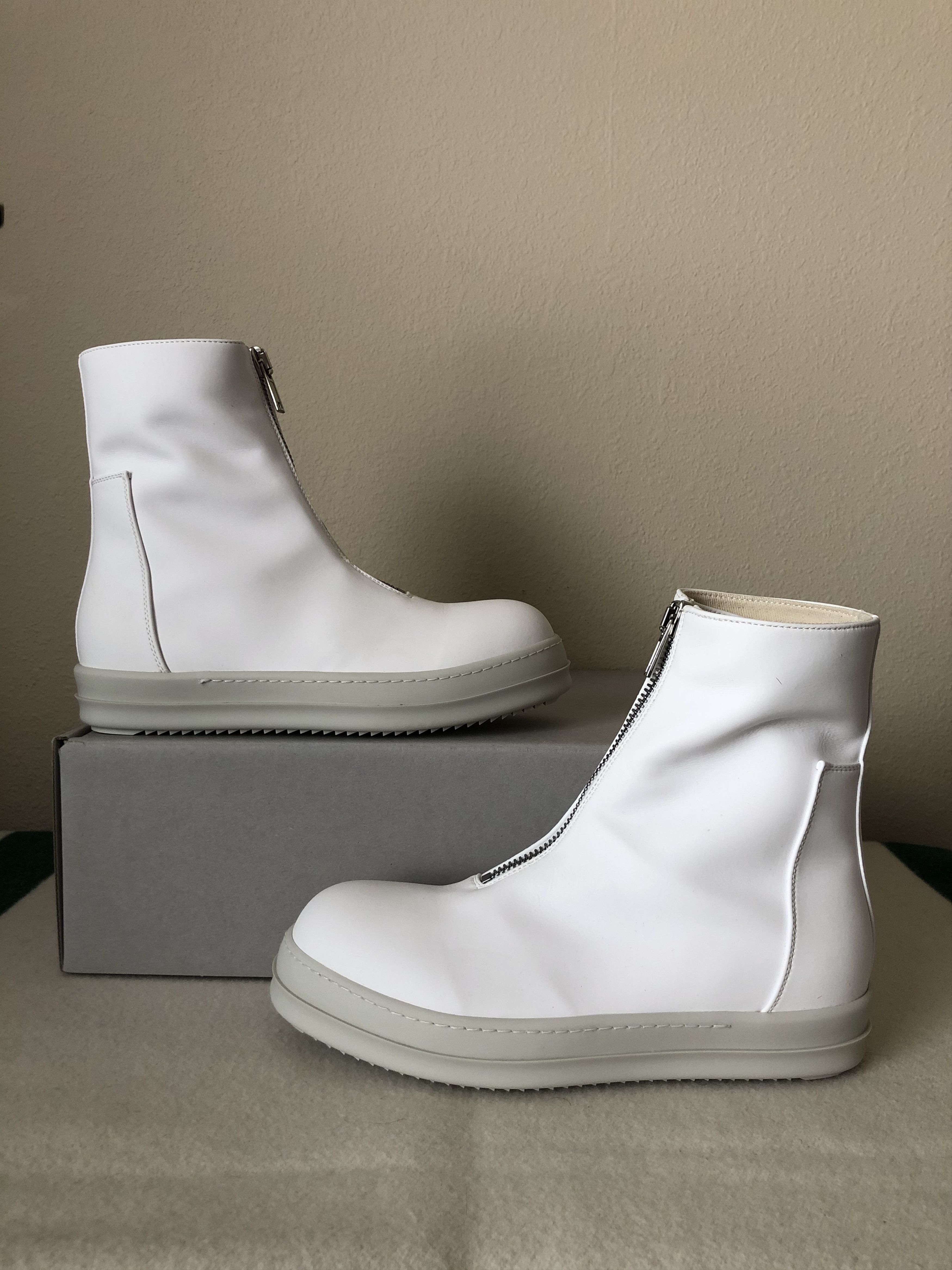 Rick Owens Drkshdw Rick Owens DRKSHDW Front Zip Ramones High