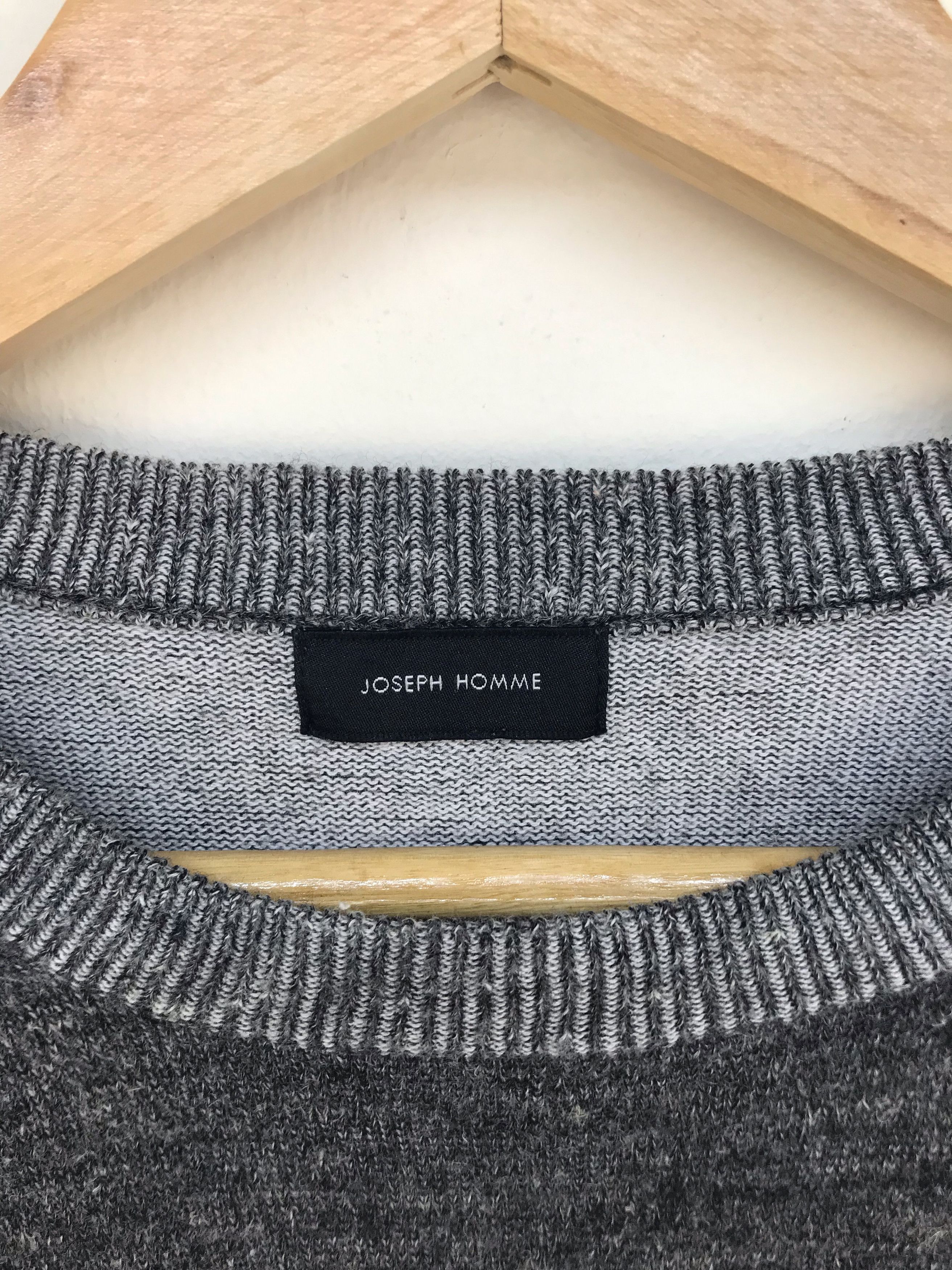 JOSEPH HOMME JOSEPH HOMME Spell Out Knit Sweatshirt Size US M / EU 48-50 / 2 - 5 Thumbnail