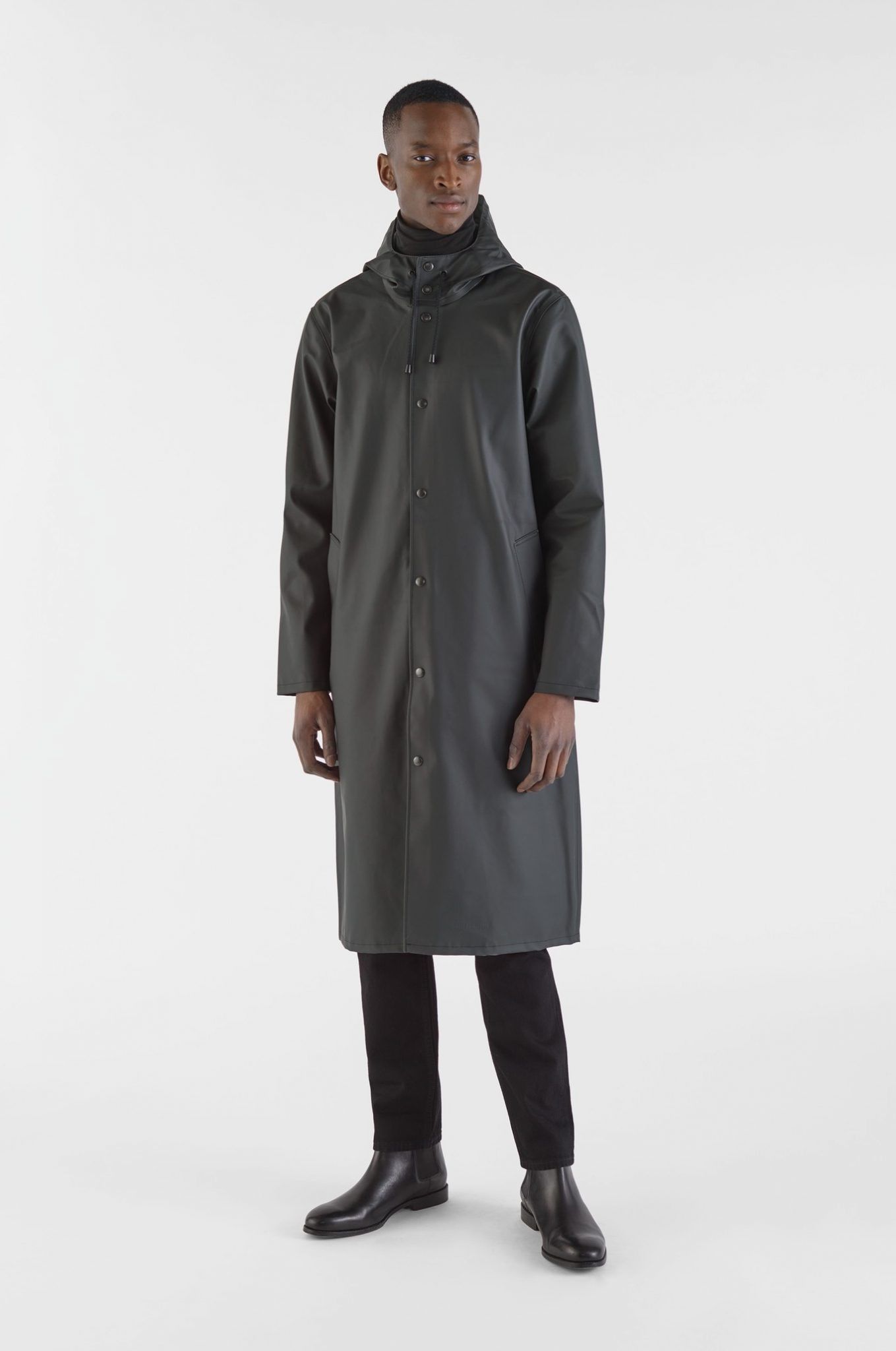 Stutterheim Stockholm Long Black Size US XS / EU 42 / 0 - 3 Thumbnail