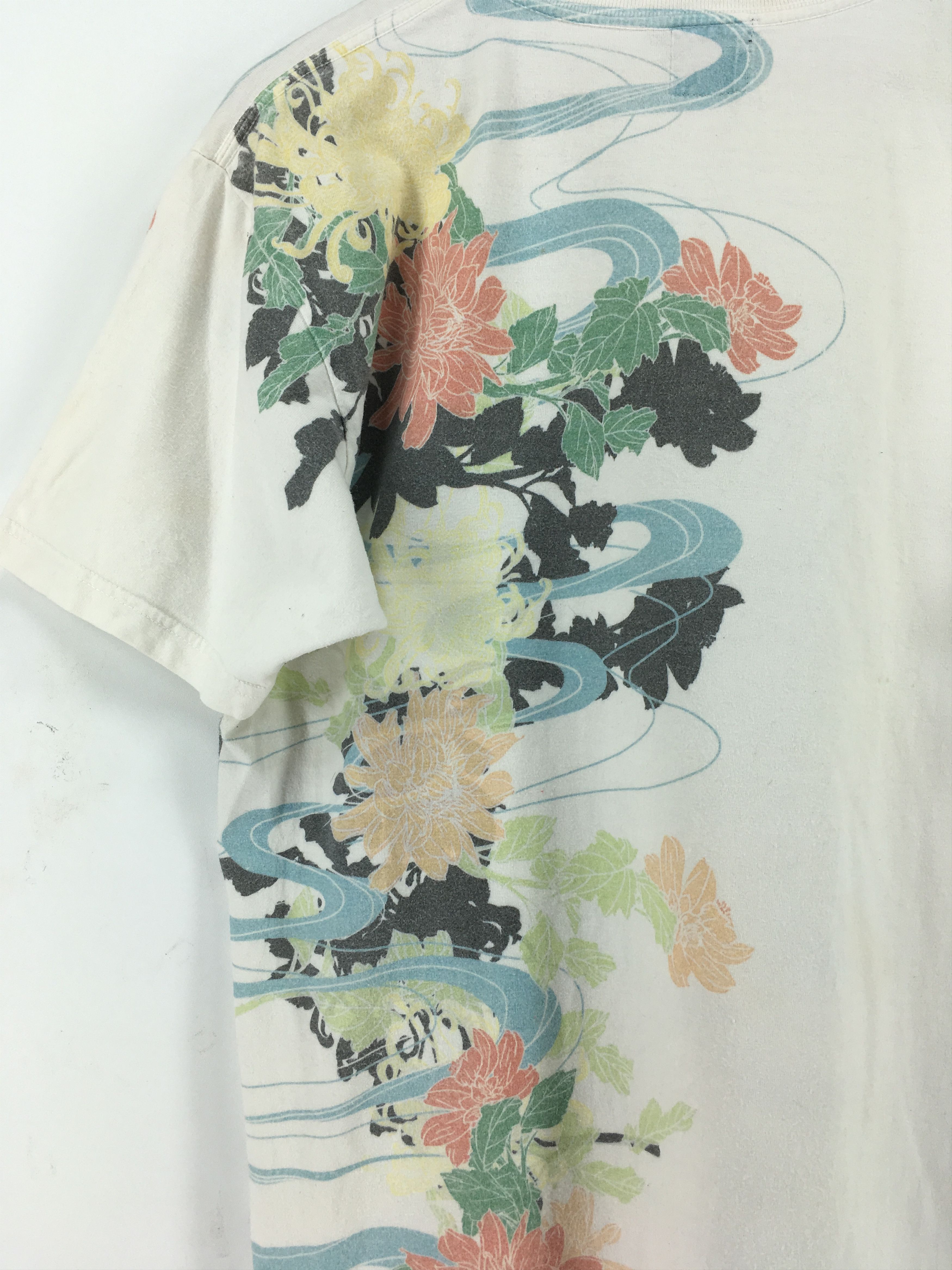 Japanese Brand Vintage 90's SUKAJAN Overprint Tshirt Unisex Size L Size US L / EU 52-54 / 3 - 5 Thumbnail