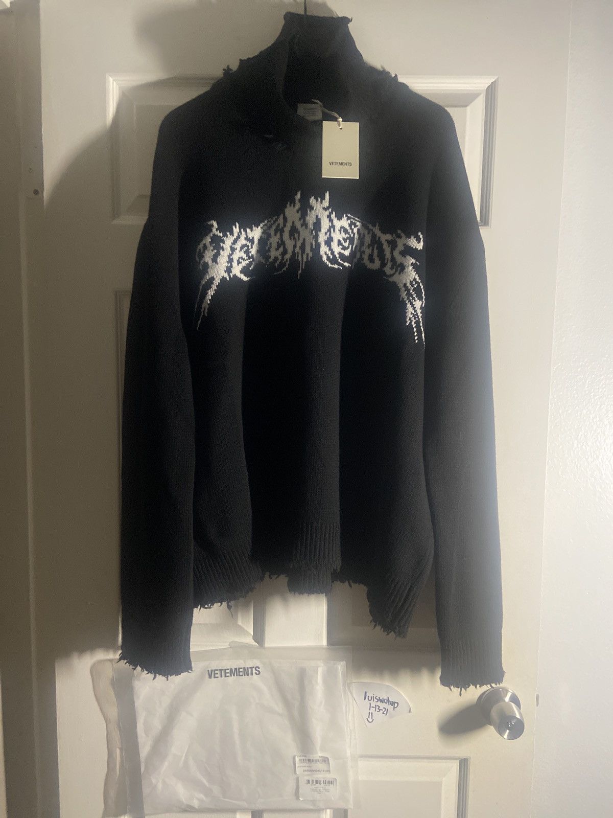 Vetements Vetements Gothic Turtleneck Sweater (FW21) (FINAL DROP 