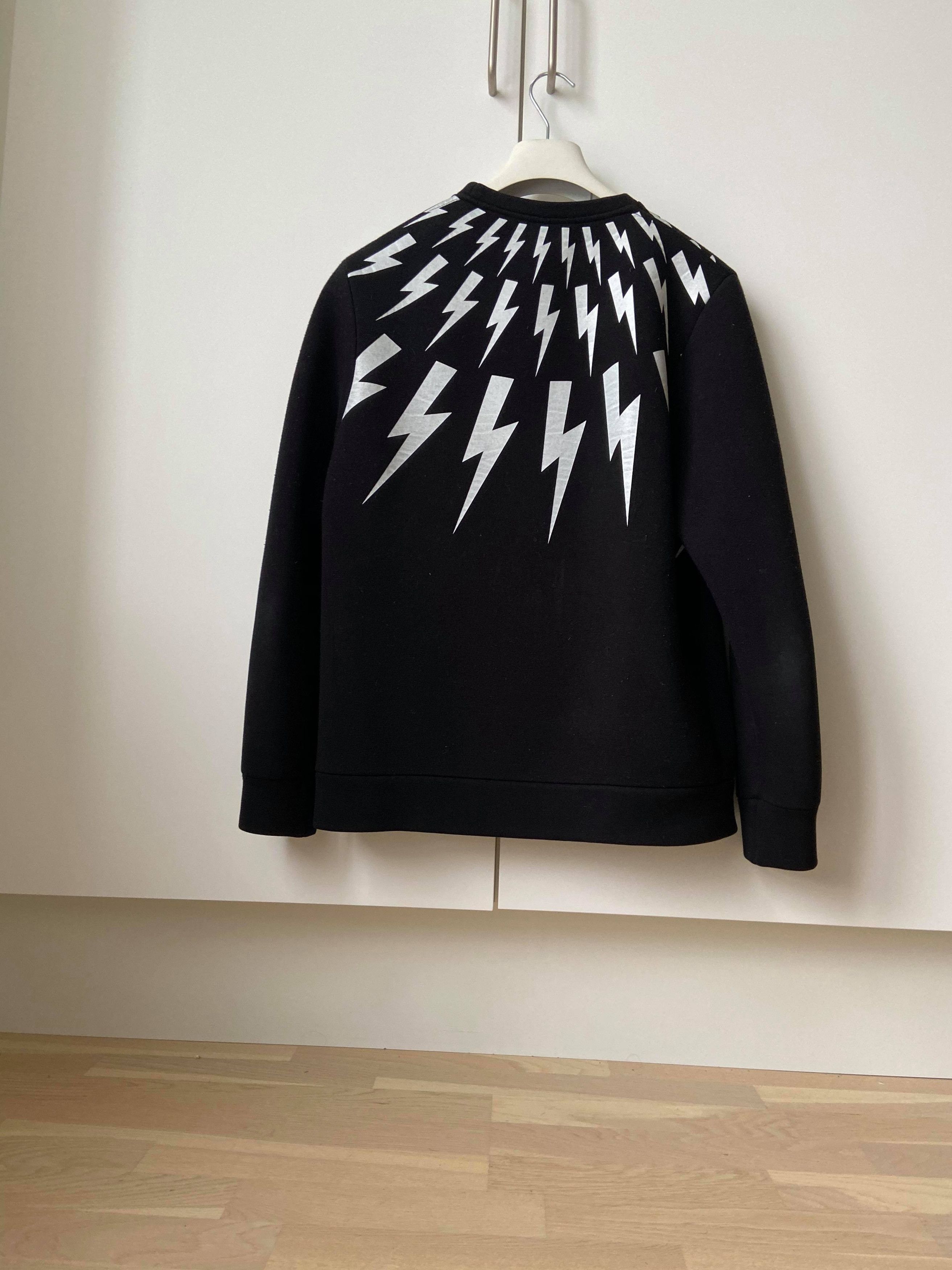 Neil Barrett Neil Barrett Lightning Bolt Sweatshirt Grailed