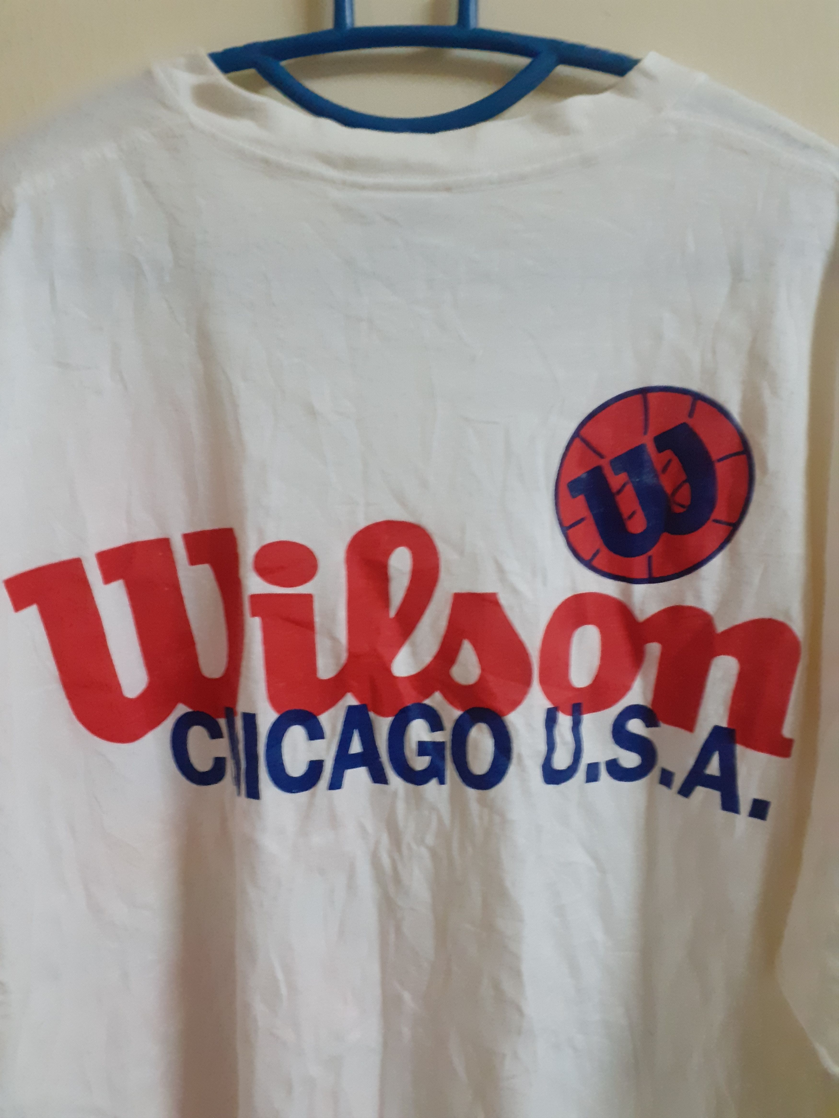Vintage × Wilson Vintage Wilson Chicago USA T Shirt Size US L / EU 52-54 / 3 - 6 Thumbnail