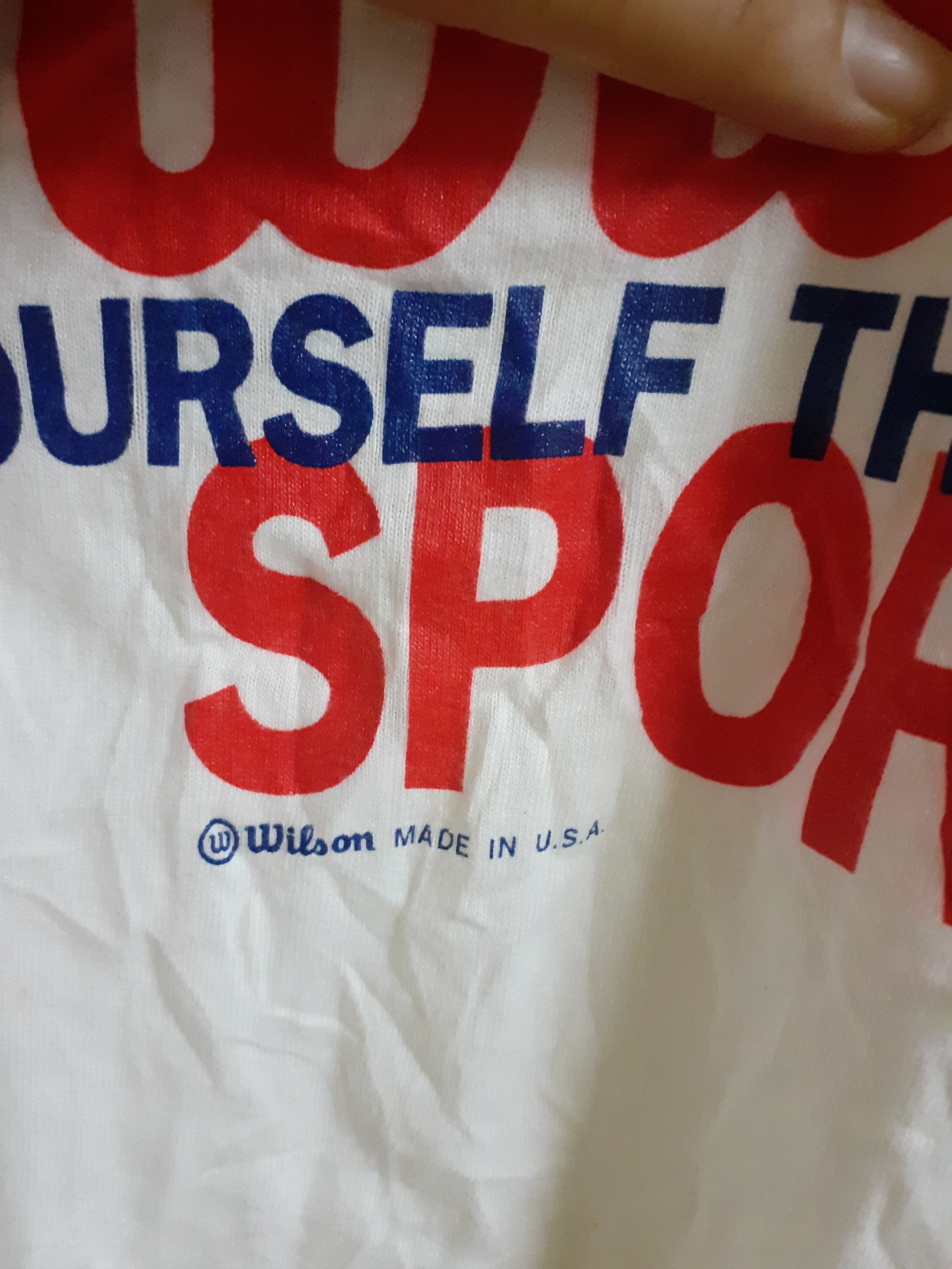 Vintage × Wilson Vintage Wilson Chicago USA T Shirt Size US L / EU 52-54 / 3 - 3 Thumbnail