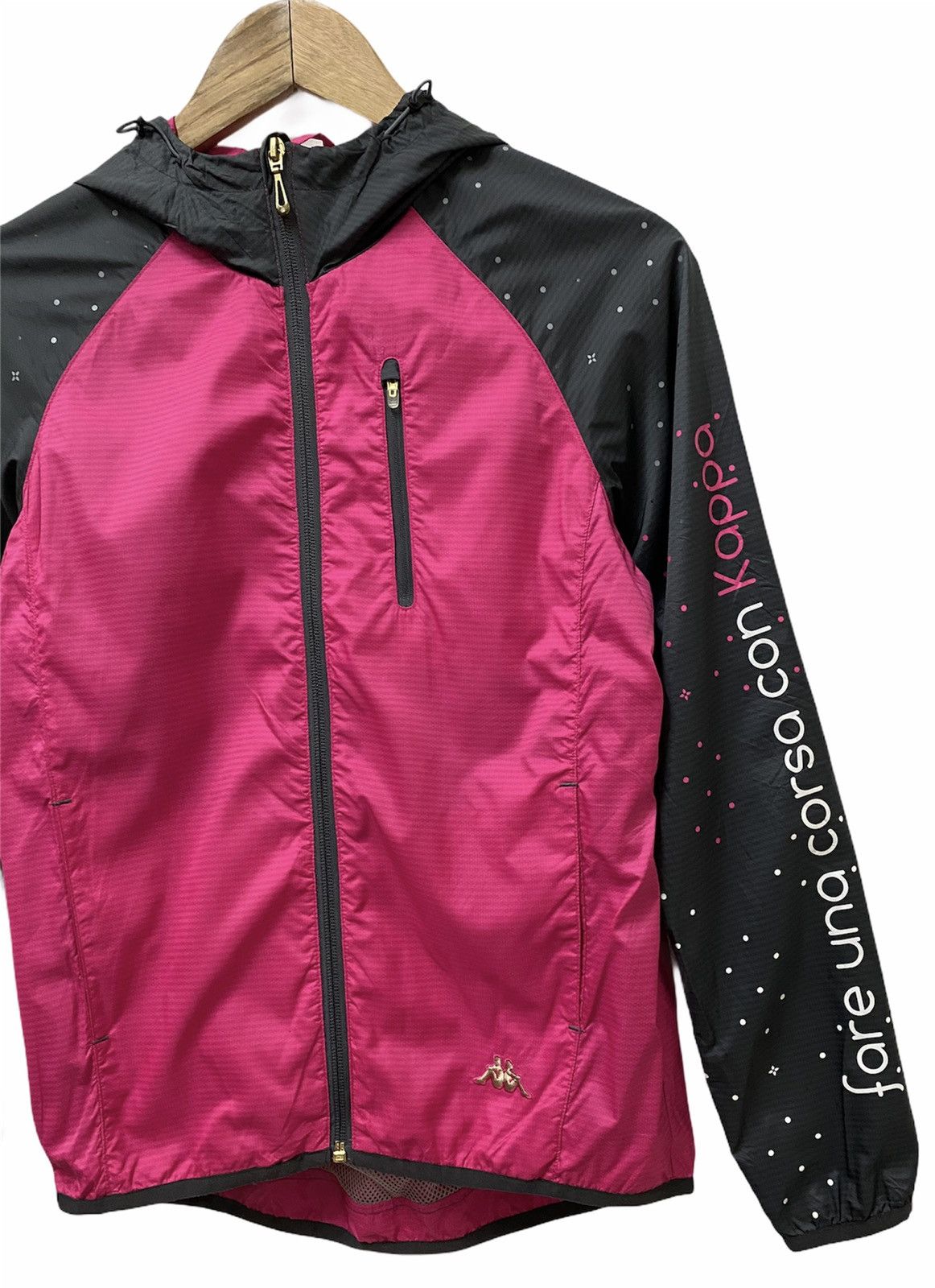 Kappa Vintage Kappa Polka Dot Windbreaker Jacket Size US S / EU 44-46 / 1 - 6 Thumbnail