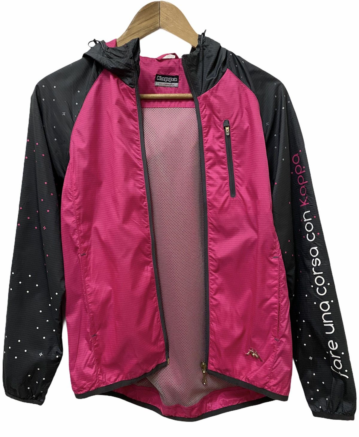 Kappa Vintage Kappa Polka Dot Windbreaker Jacket Size US S / EU 44-46 / 1 - 4 Thumbnail