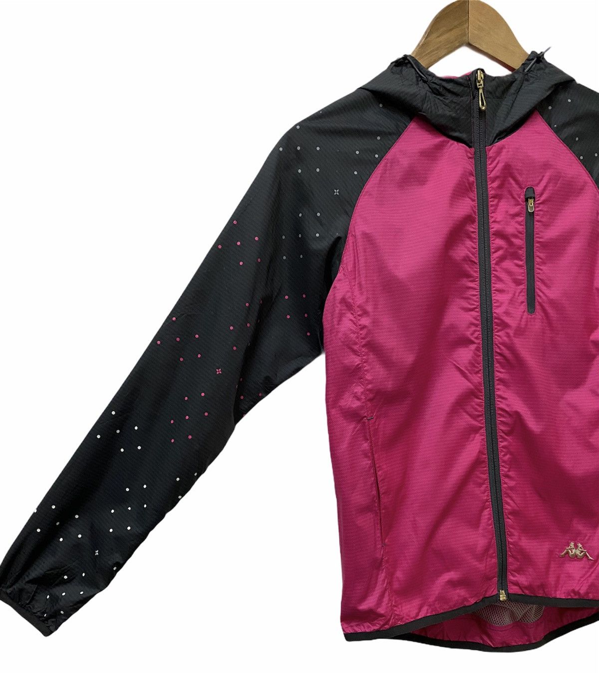 Kappa Vintage Kappa Polka Dot Windbreaker Jacket Size US S / EU 44-46 / 1 - 8 Thumbnail