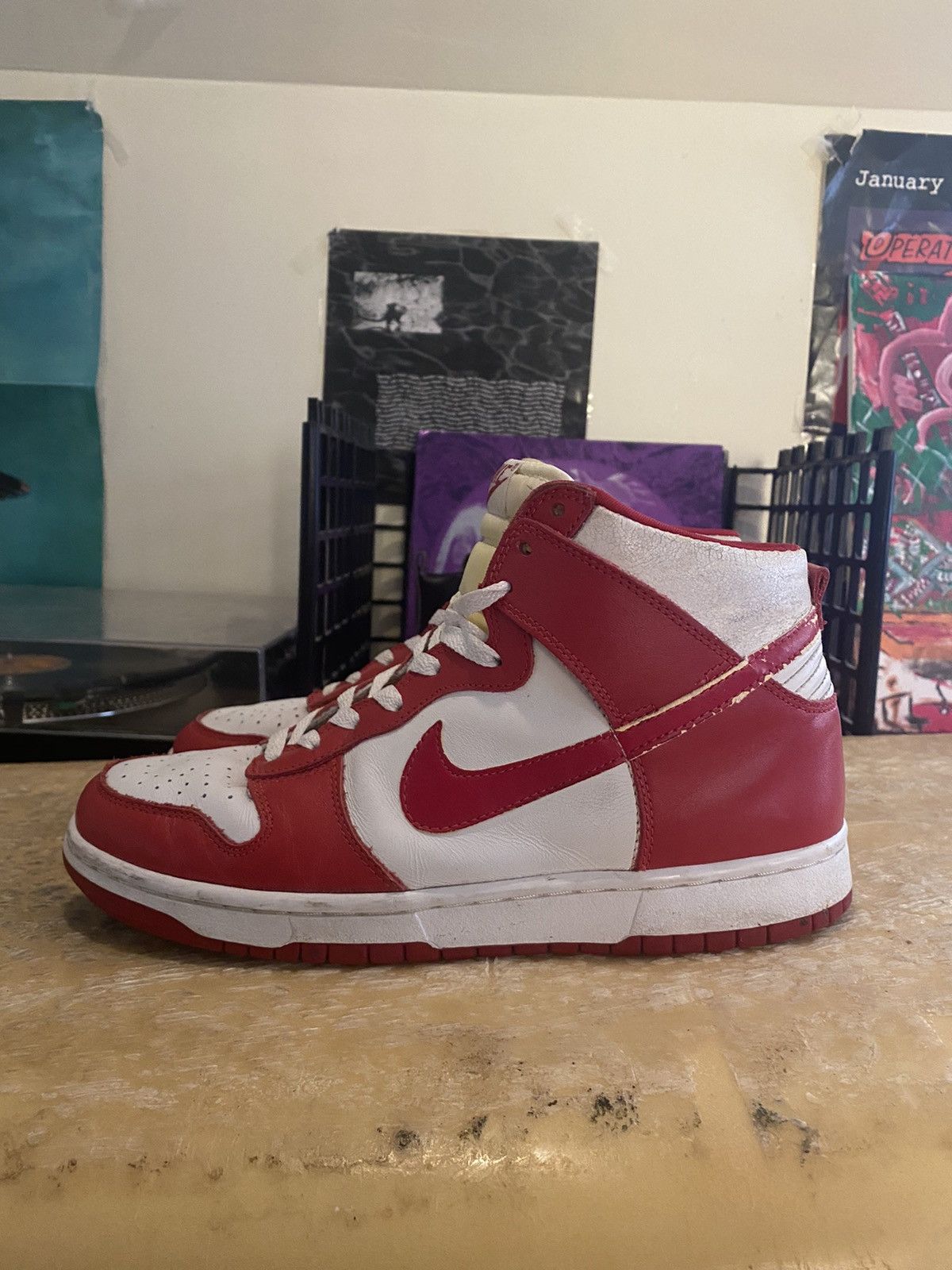 Nike Dunk High St Johns 1999 Varsity Red White Nike Dunk High - Varsity Red St. John main image 3