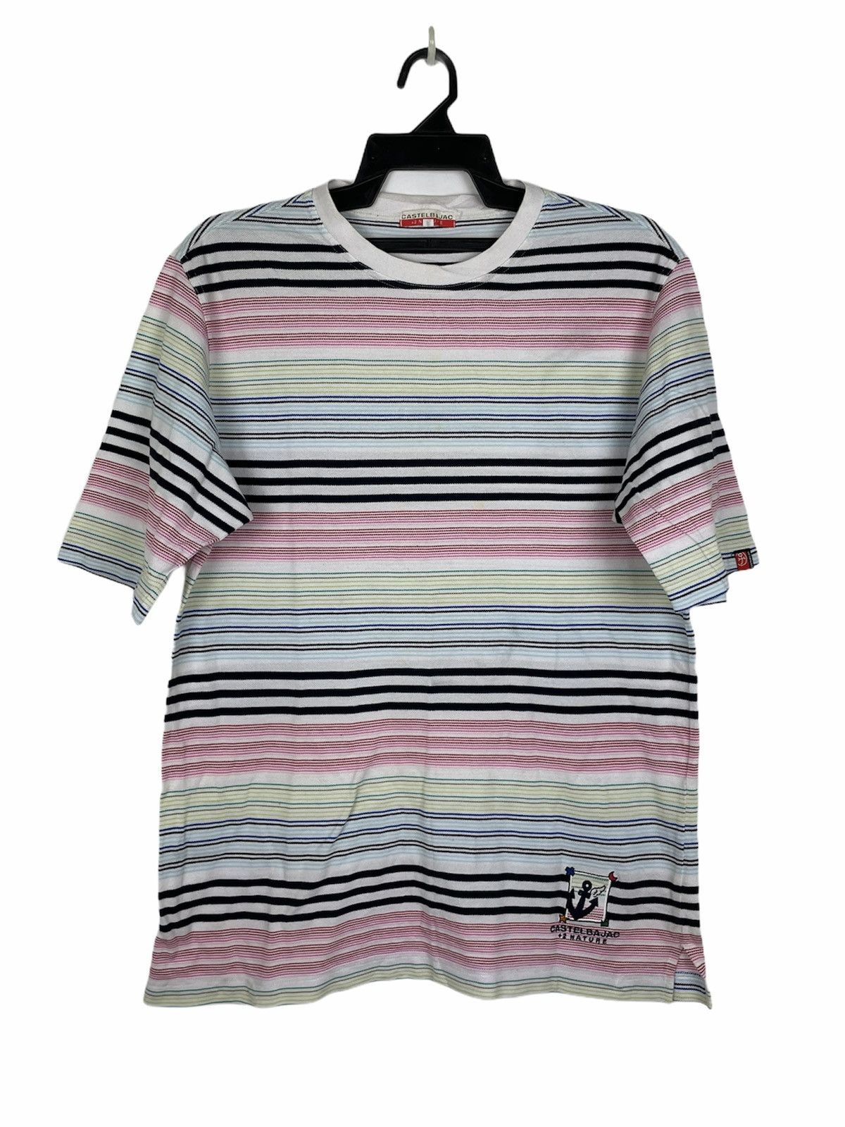 Jean Charles De Castelbajac Castelbajac +2 Nature | Artisanal Stripes Tee Japan Size US M / EU 48-50 / 2 - 1 Thumbnail