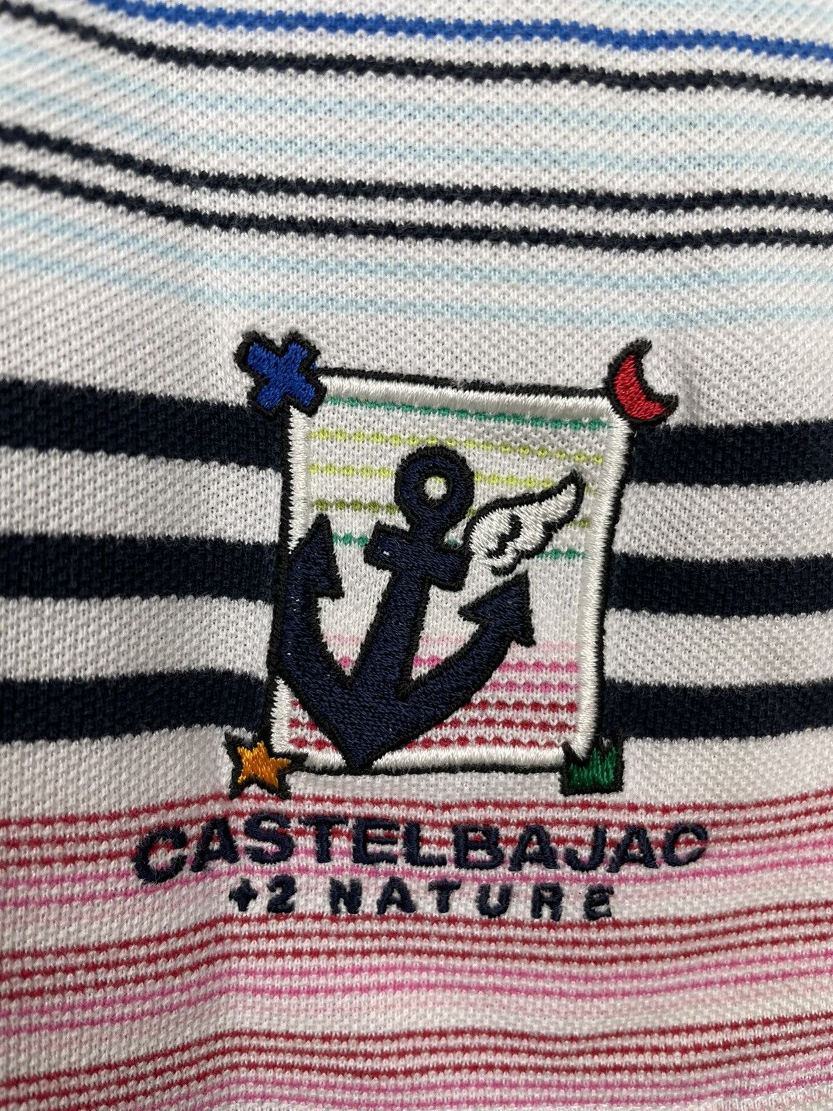 Jean Charles De Castelbajac Castelbajac +2 Nature | Artisanal Stripes Tee Japan Size US M / EU 48-50 / 2 - 4 Thumbnail