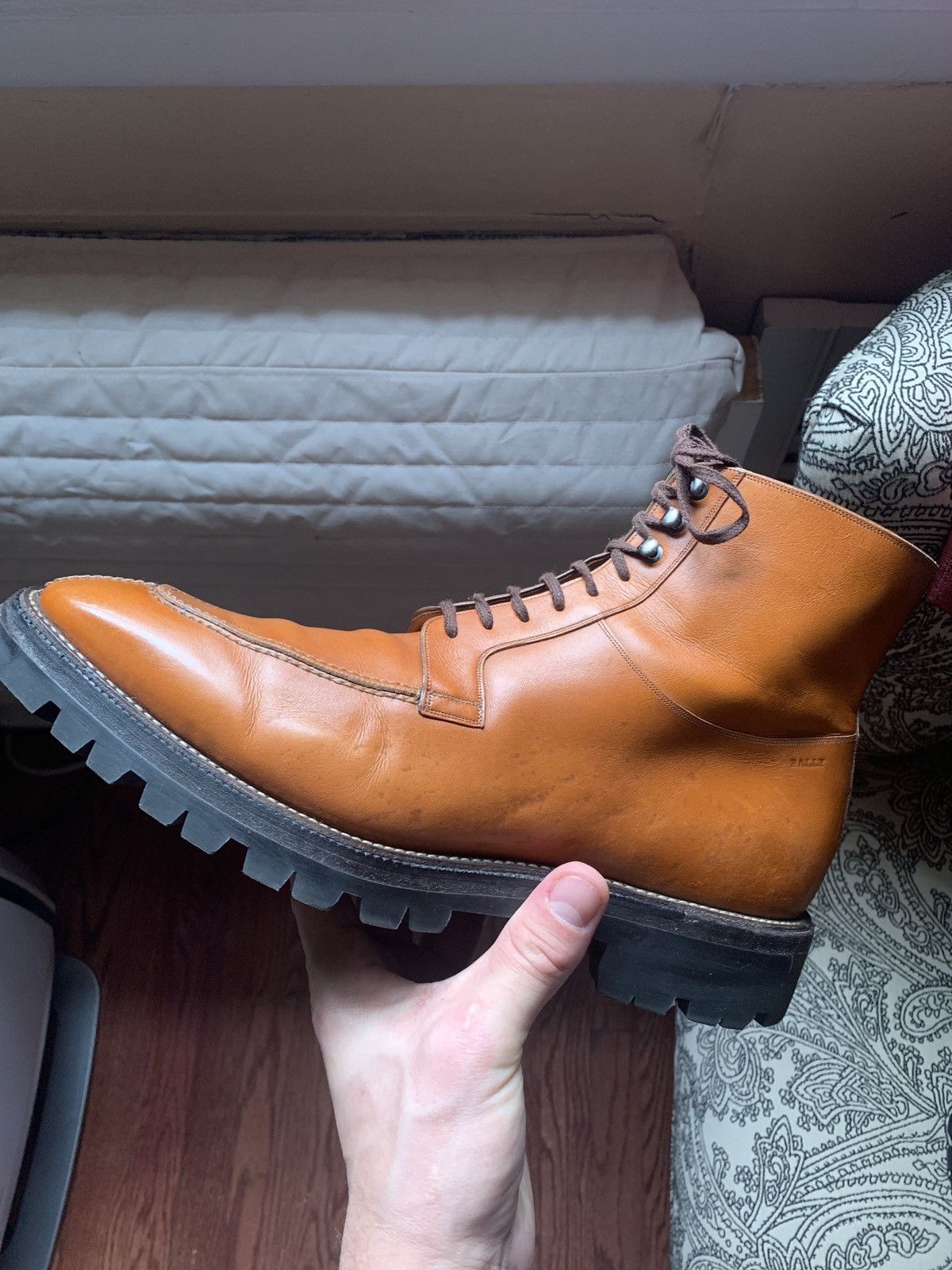 Bally Bally Skyman Lug-Sole Leather Ankle Boot Size US 9.5 / EU 42-43 - 1 Thumbnail
