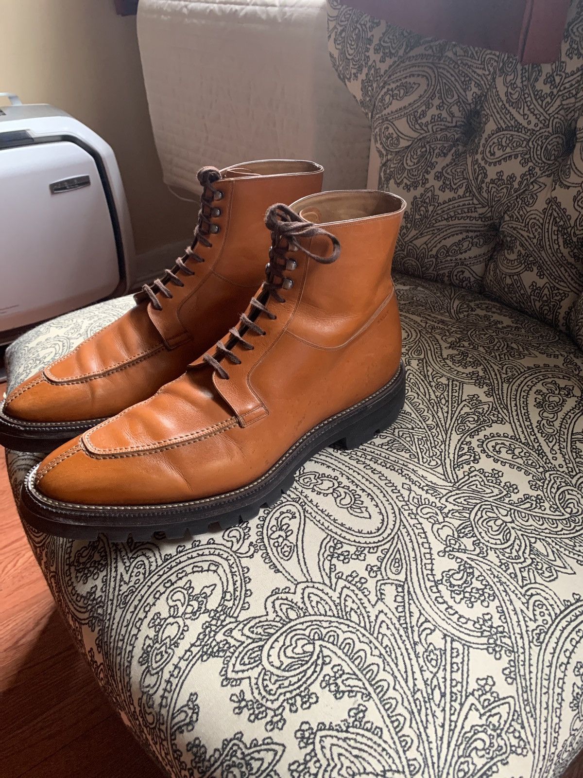 Bally Bally Skyman Lug-Sole Leather Ankle Boot Size US 9.5 / EU 42-43 - 3 Thumbnail