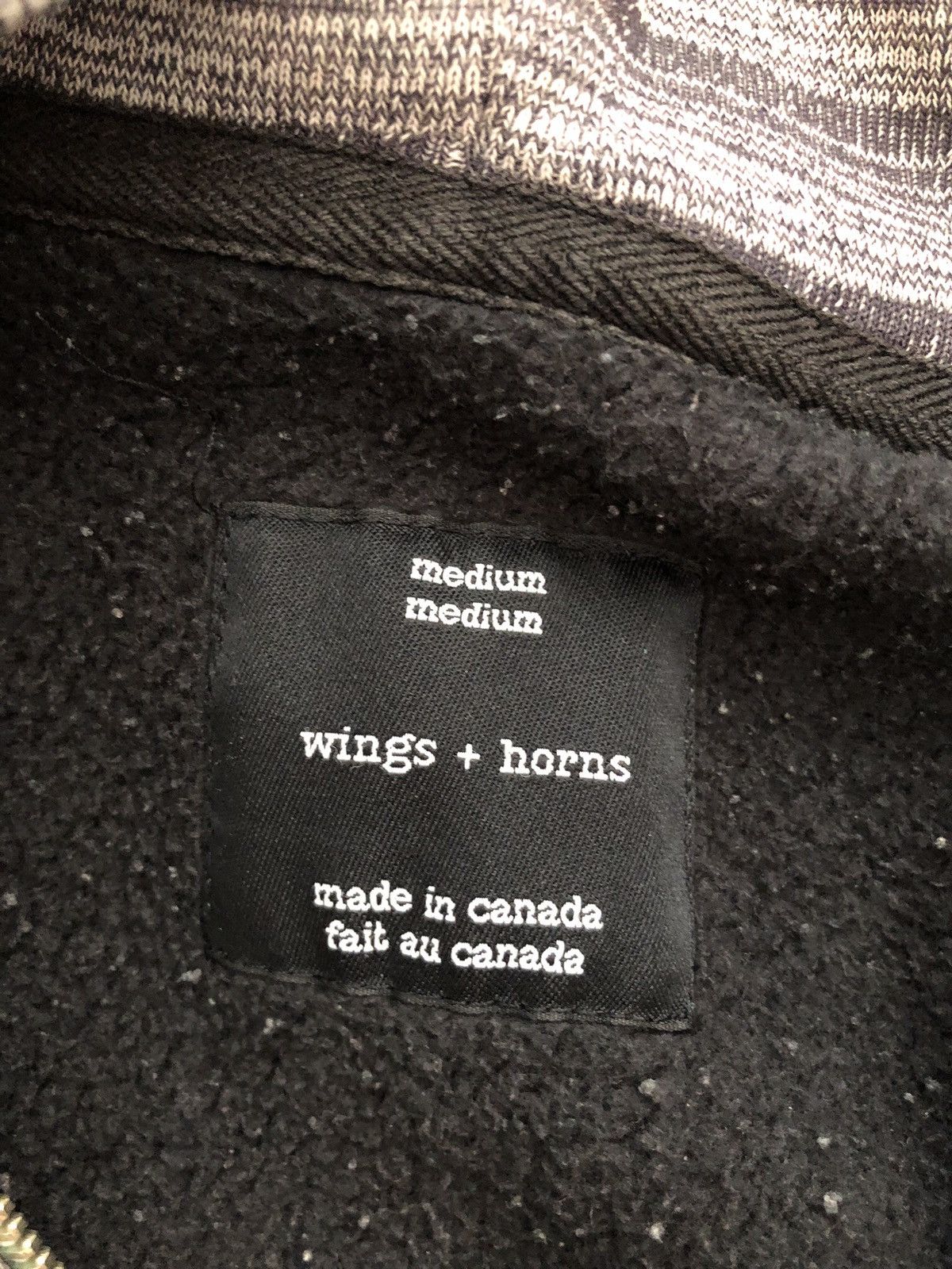 Wings + Horns Wings and Horns Navy Tiger Fleece Hoodie Size US M / EU 48-50 / 2 - 3 Thumbnail