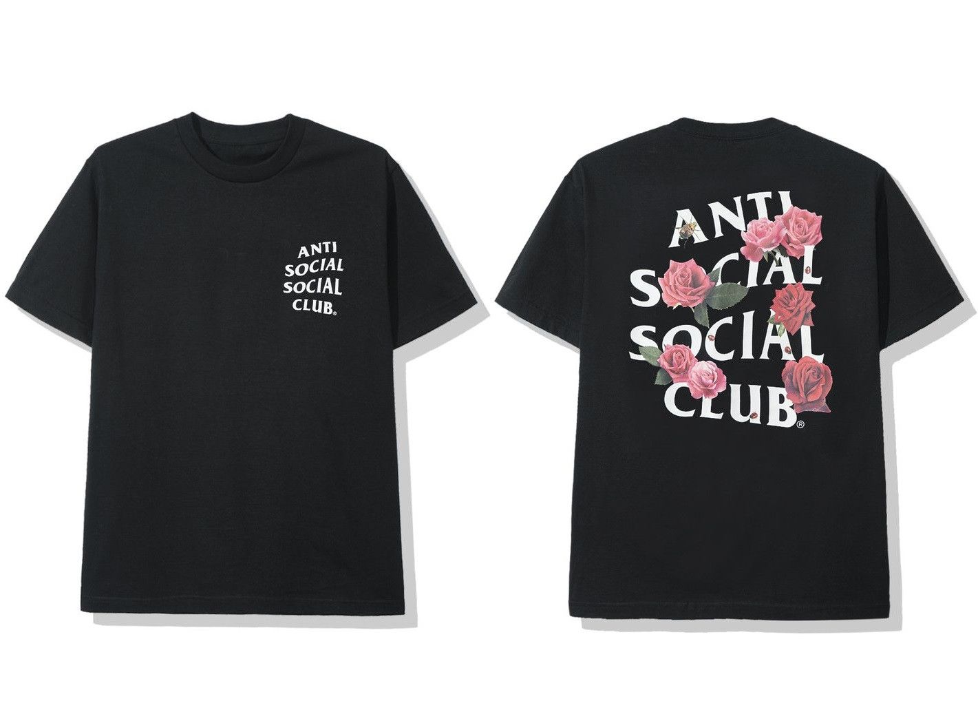 人気話題！ANTI SOCIAL SOCIAL CLUB SMELLS BAD WHITE TEE Anti Social Social Club DS ASSC White Logo Roses Smells Bad