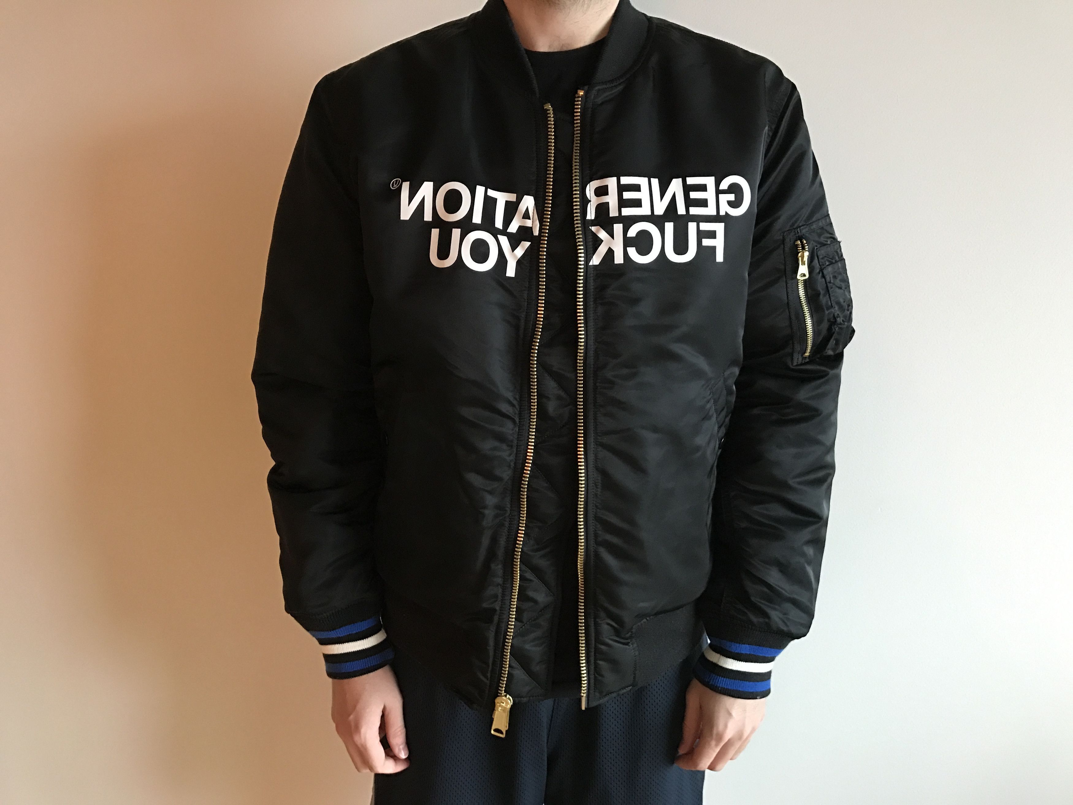 Supreme × Undercover Reversible MA-1 Supreme Undercover Reversible MA-1 Black Men's - FW16 - US