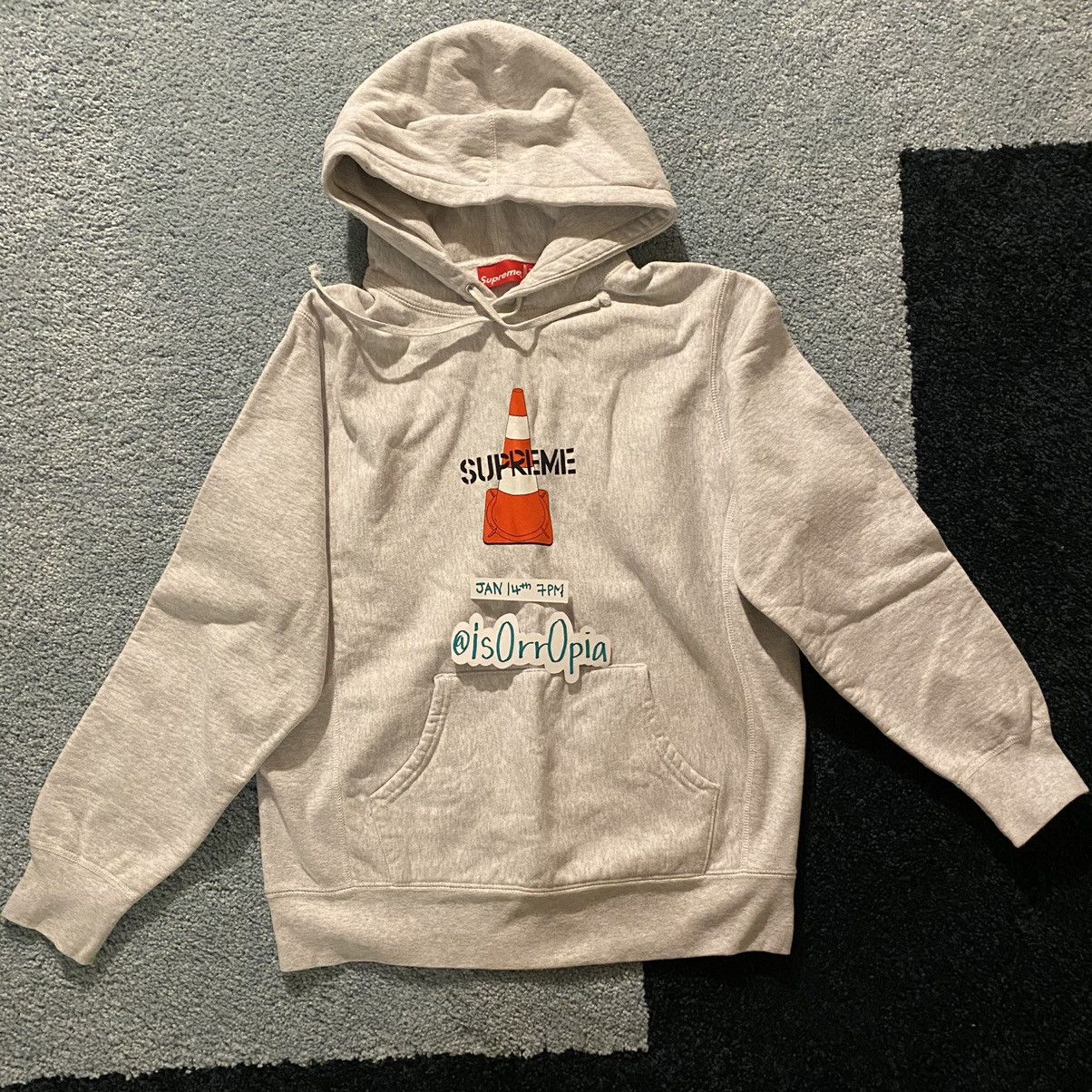 Supreme traffic best sale cone hoodie