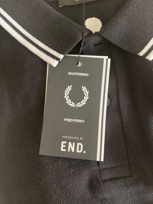 Sサイズ MASTERMIND WORLD × FRED PERRY POLOメンズ - ポロシャツ