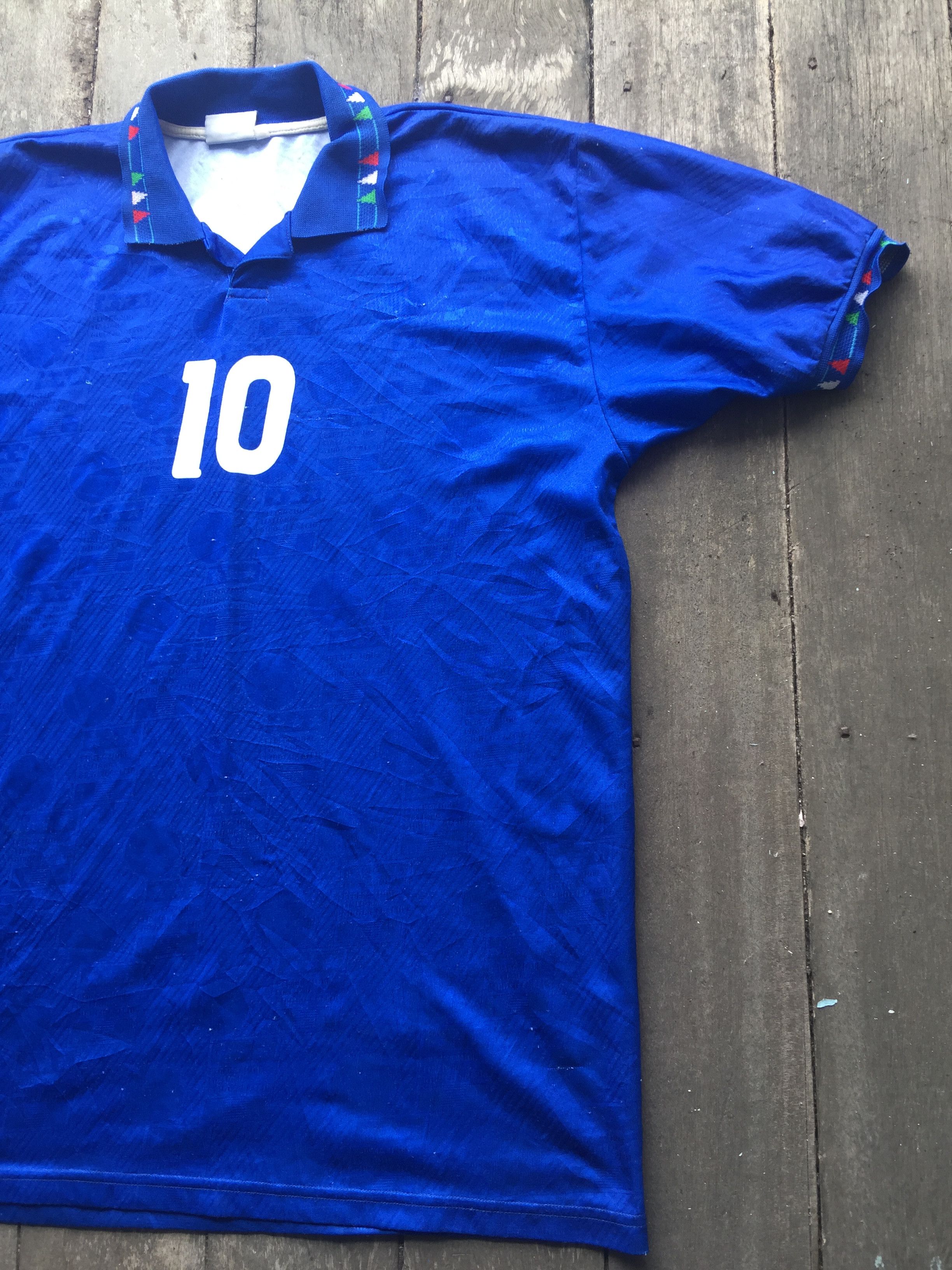 Japanese Brand × Vintage Vintage Roberto Baggio Diadora 1994 Italy Jersey Size US L / EU 52-54 / 3 - 4 Thumbnail