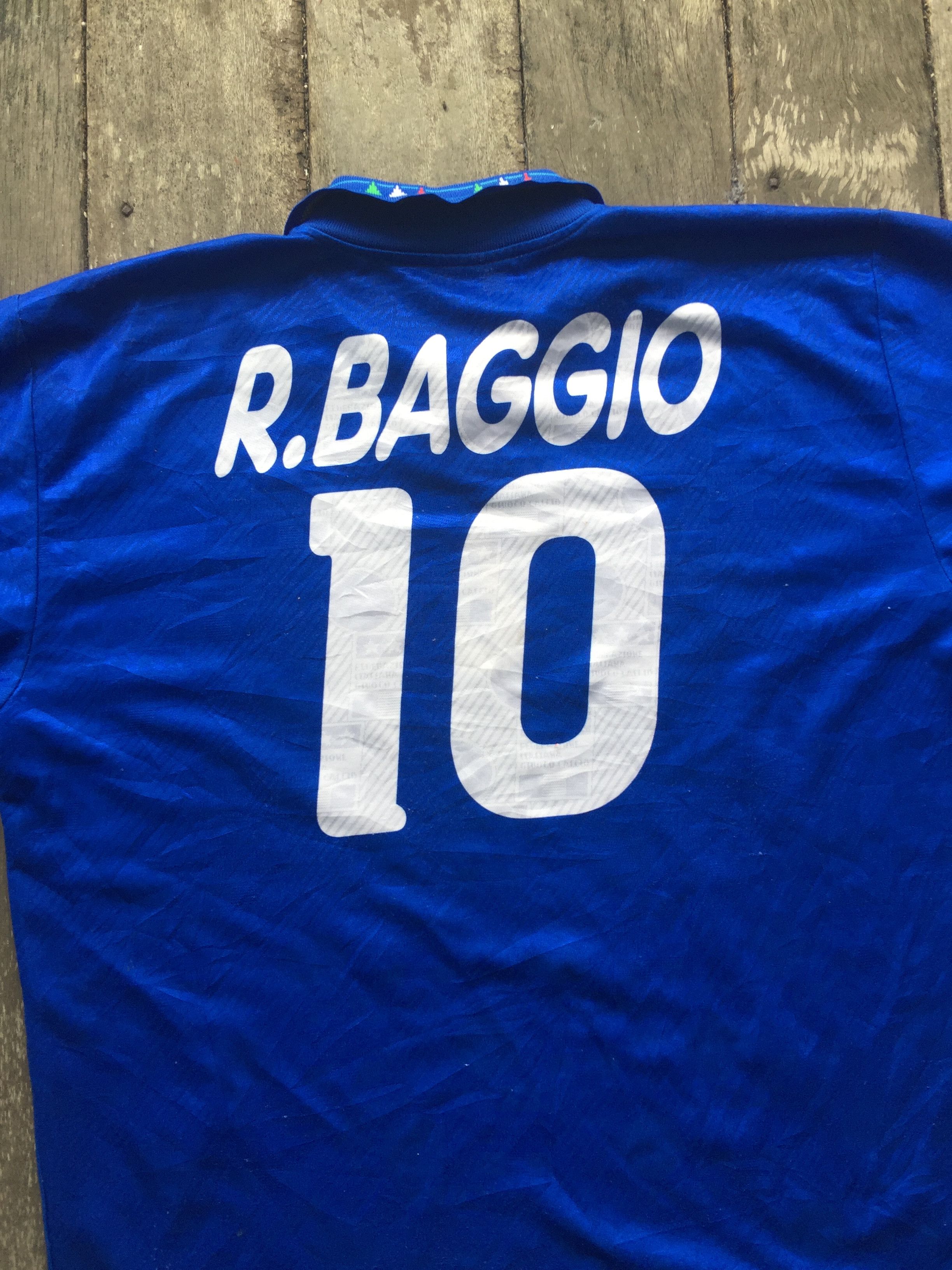 Japanese Brand × Vintage Vintage Roberto Baggio Diadora 1994 Italy Jersey Size US L / EU 52-54 / 3 - 10 Thumbnail