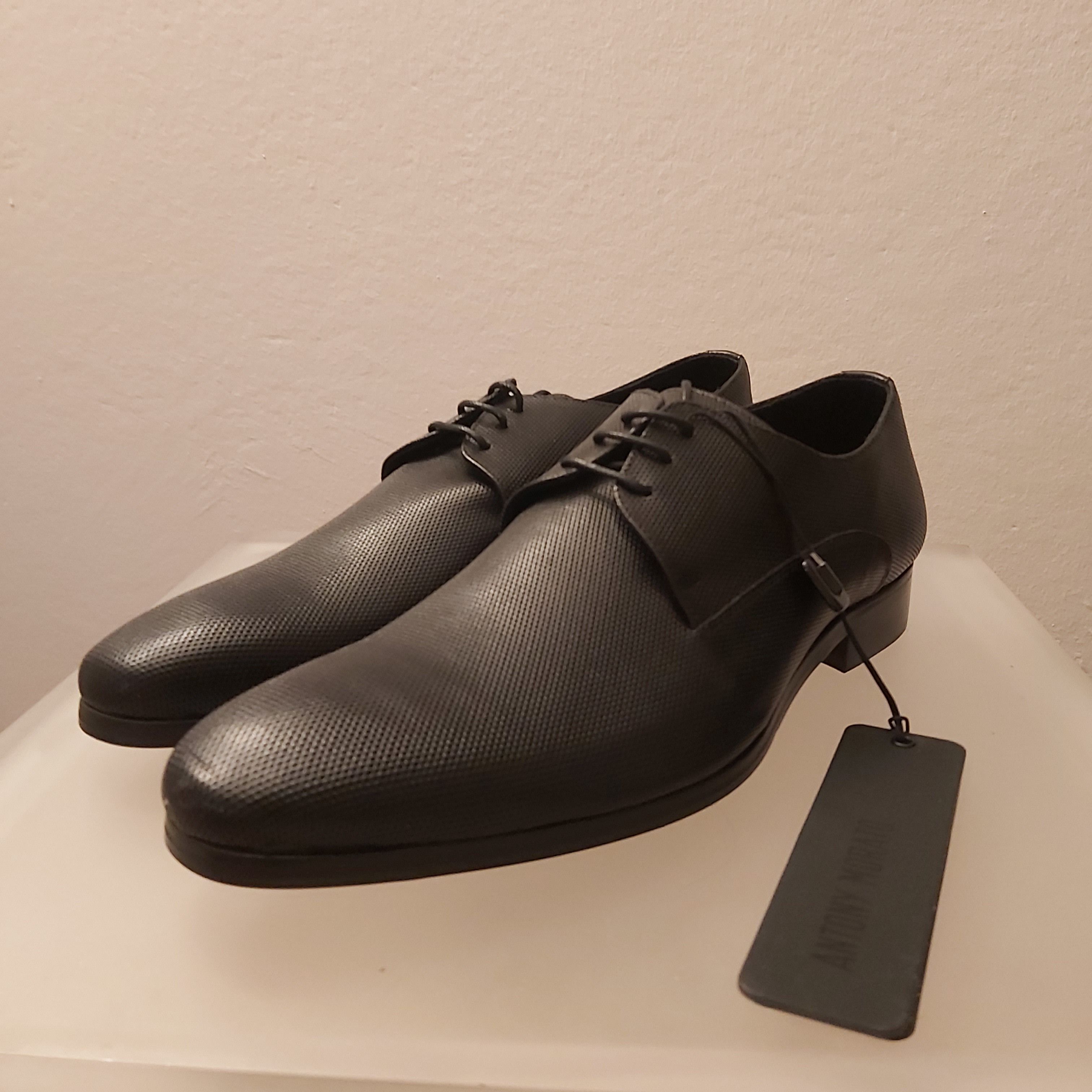 Anthony Morato black formal sleek shoes Size EU 42