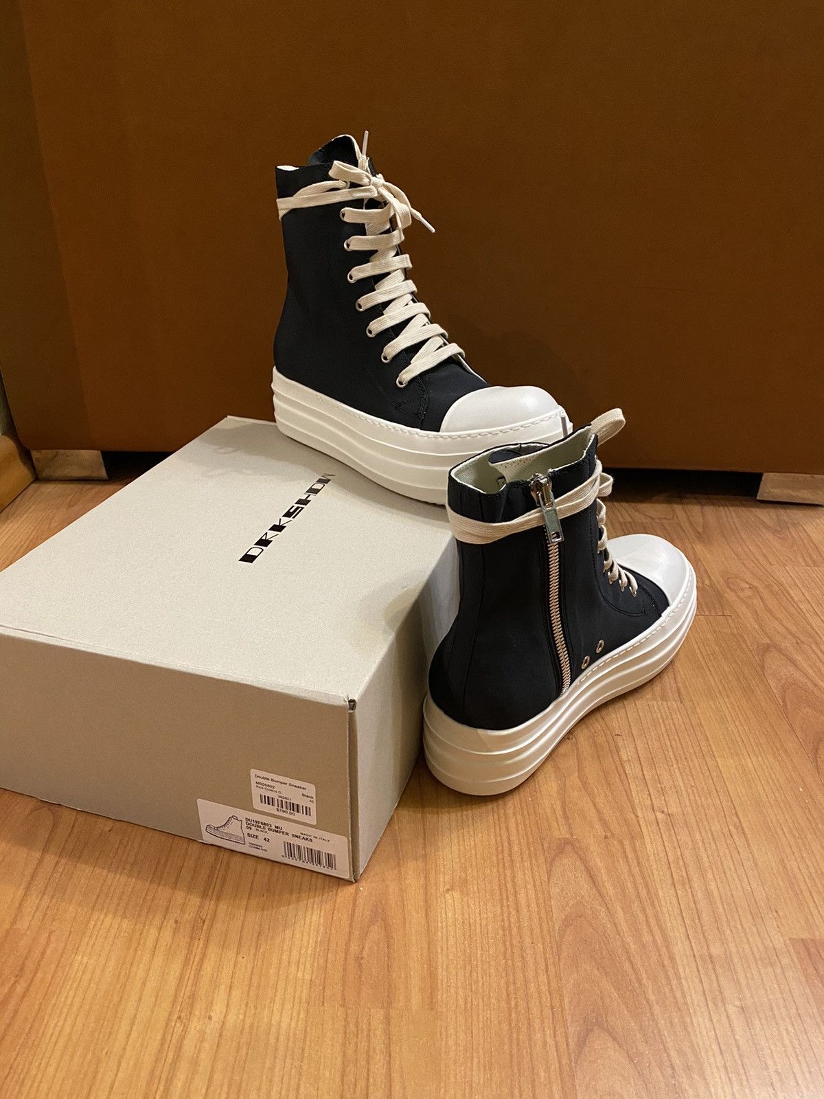 SS24 DRKSHDW DOUBLE BUMPER SNEAKS 43（Rick Owens × Rick