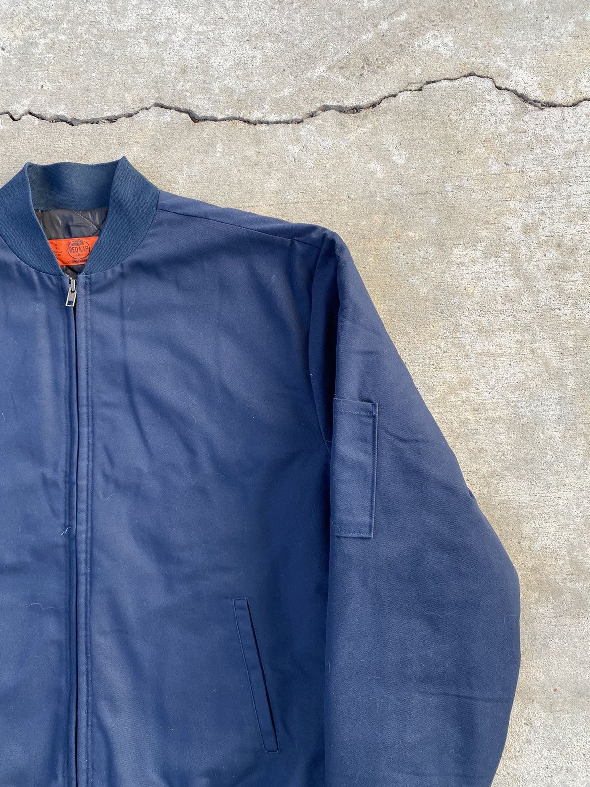 Vintage Red Kap Workwear Bomber Jacket Size US M / EU 48-50 / 2 - 2 Thumbnail