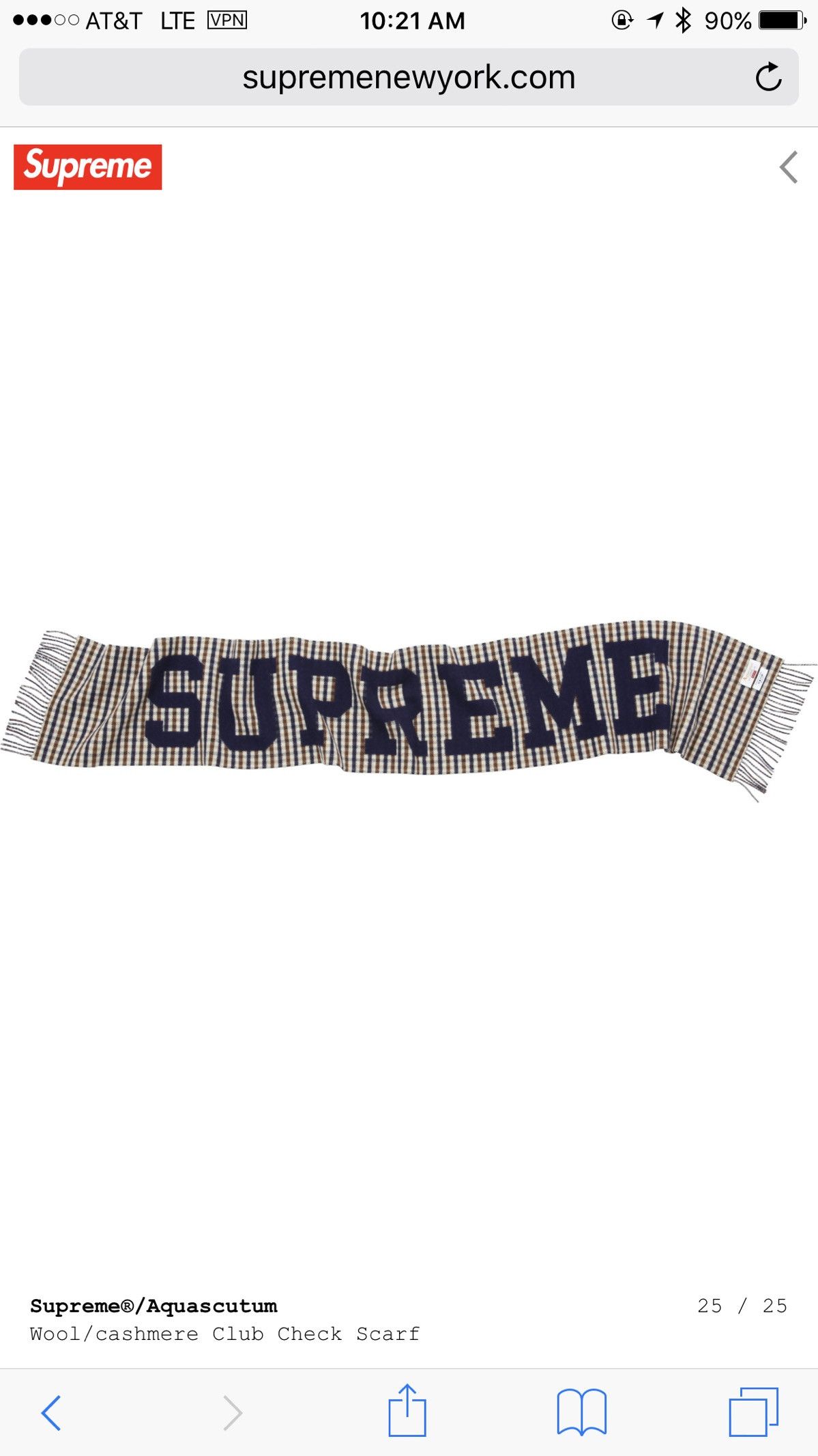 Aquascutum Supreme Club Check Scarf | Grailed