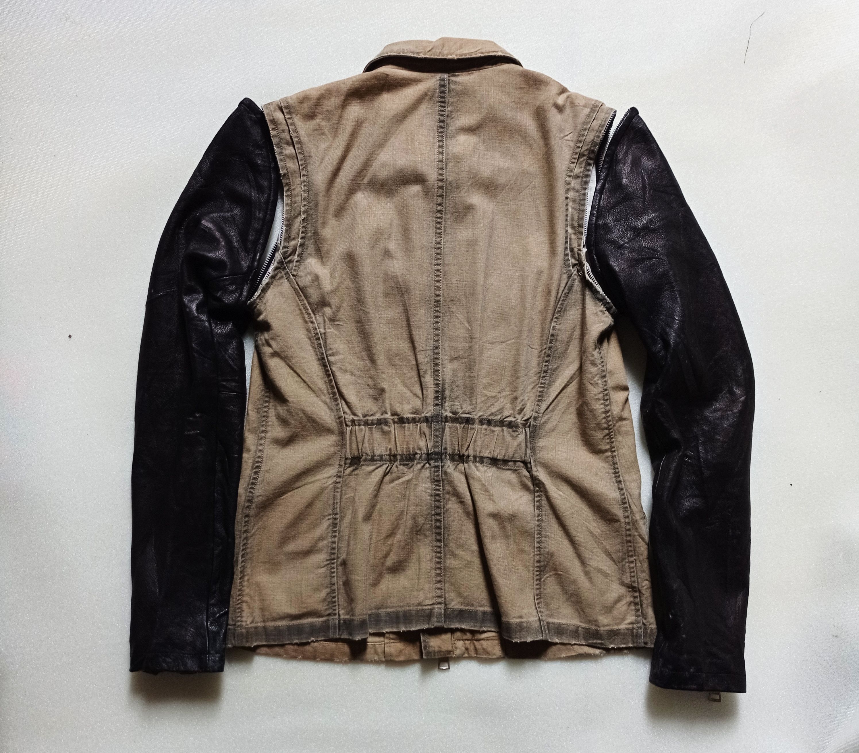 Diet Butcher Slim Skin Archival ss2011 Clouds / float F2 jacket leather sleeve Size US S / EU 44-46 / 1 - 5 Thumbnail