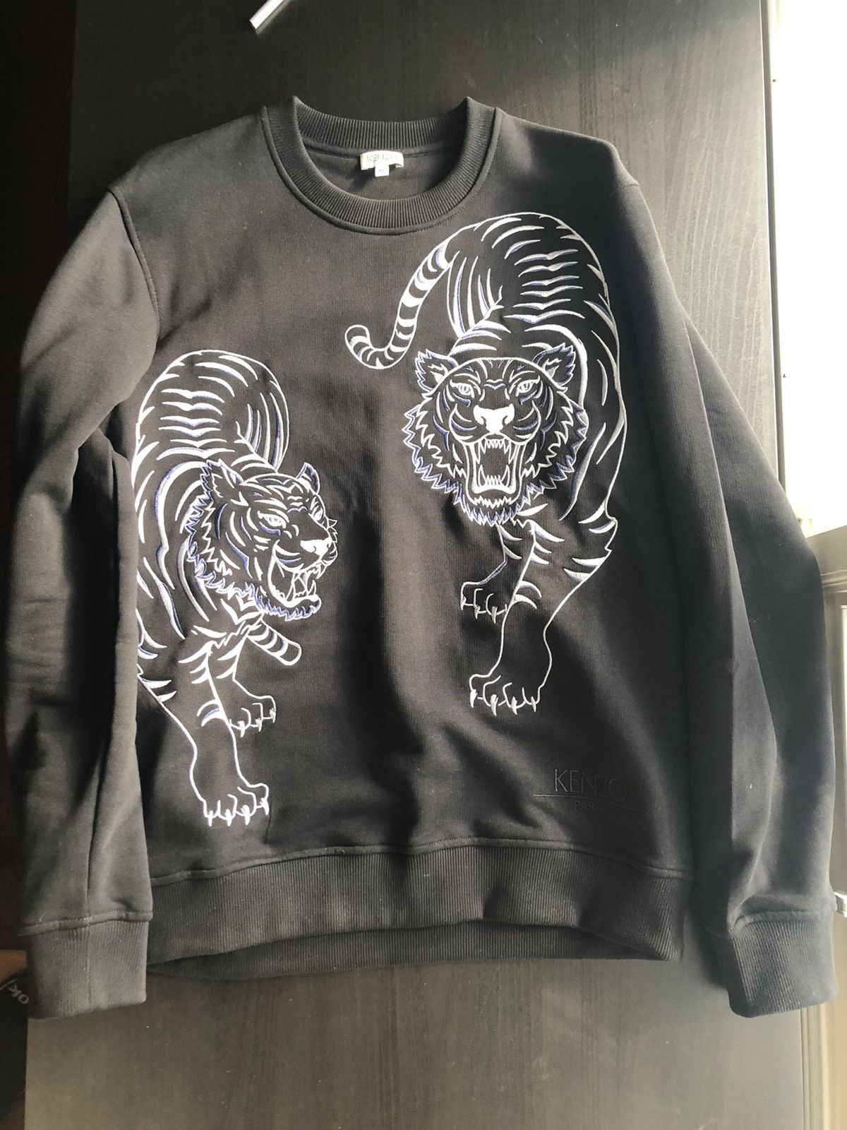 Crew necks Kenzo - Tiger intarsia melange sweater - 2TO6053XA23