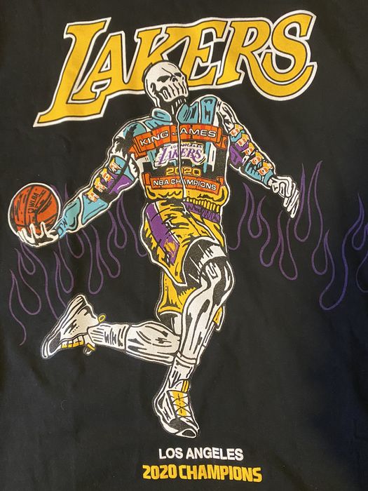 Warren Lotas x NBA Los Angeles Lakers Trouble in the Bubble T-Shirt