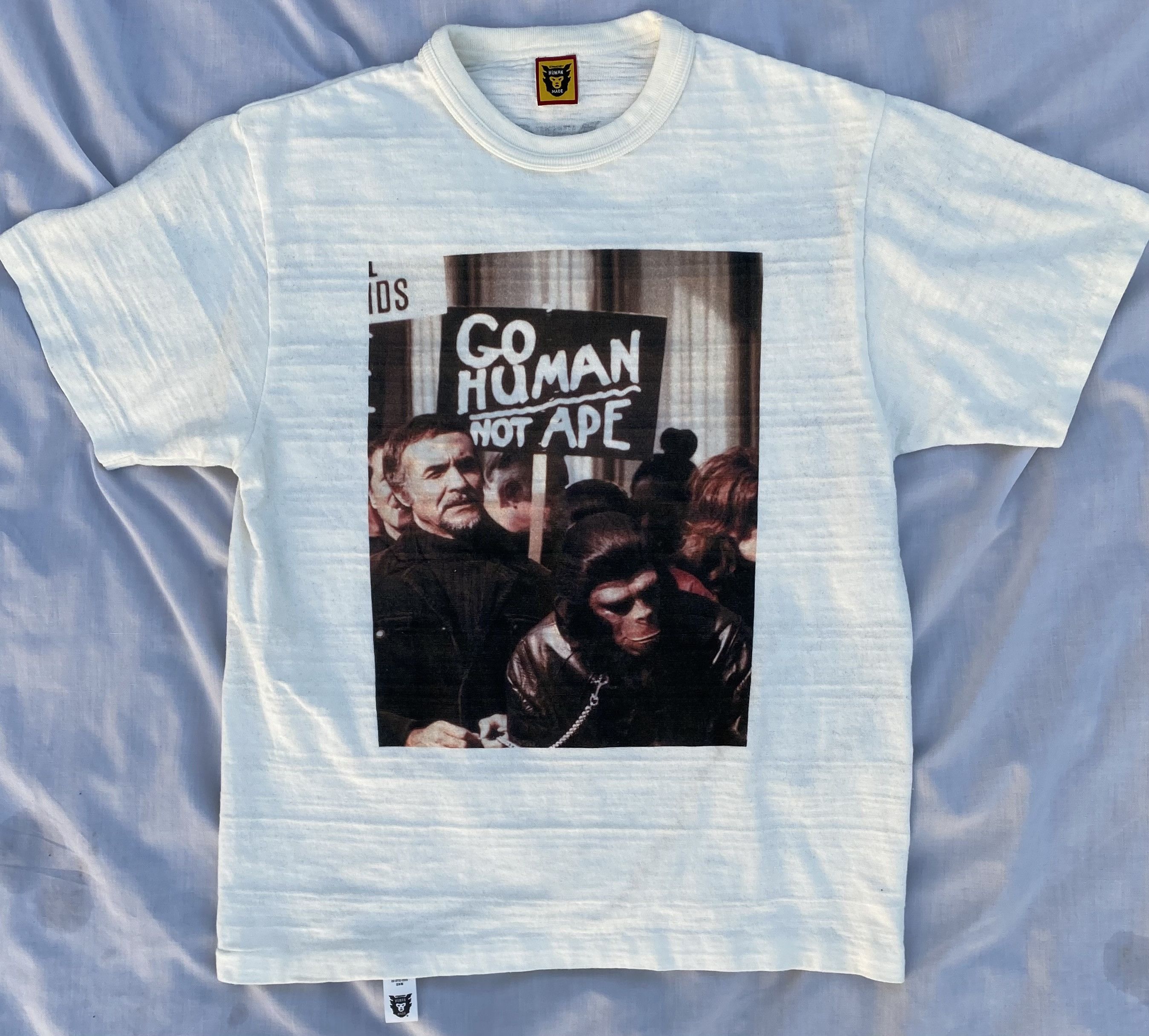 ま*ろ様 HUMAN MADE Tシャツ GO HUMAN NOT APE GRAPHIC T-SHIRT