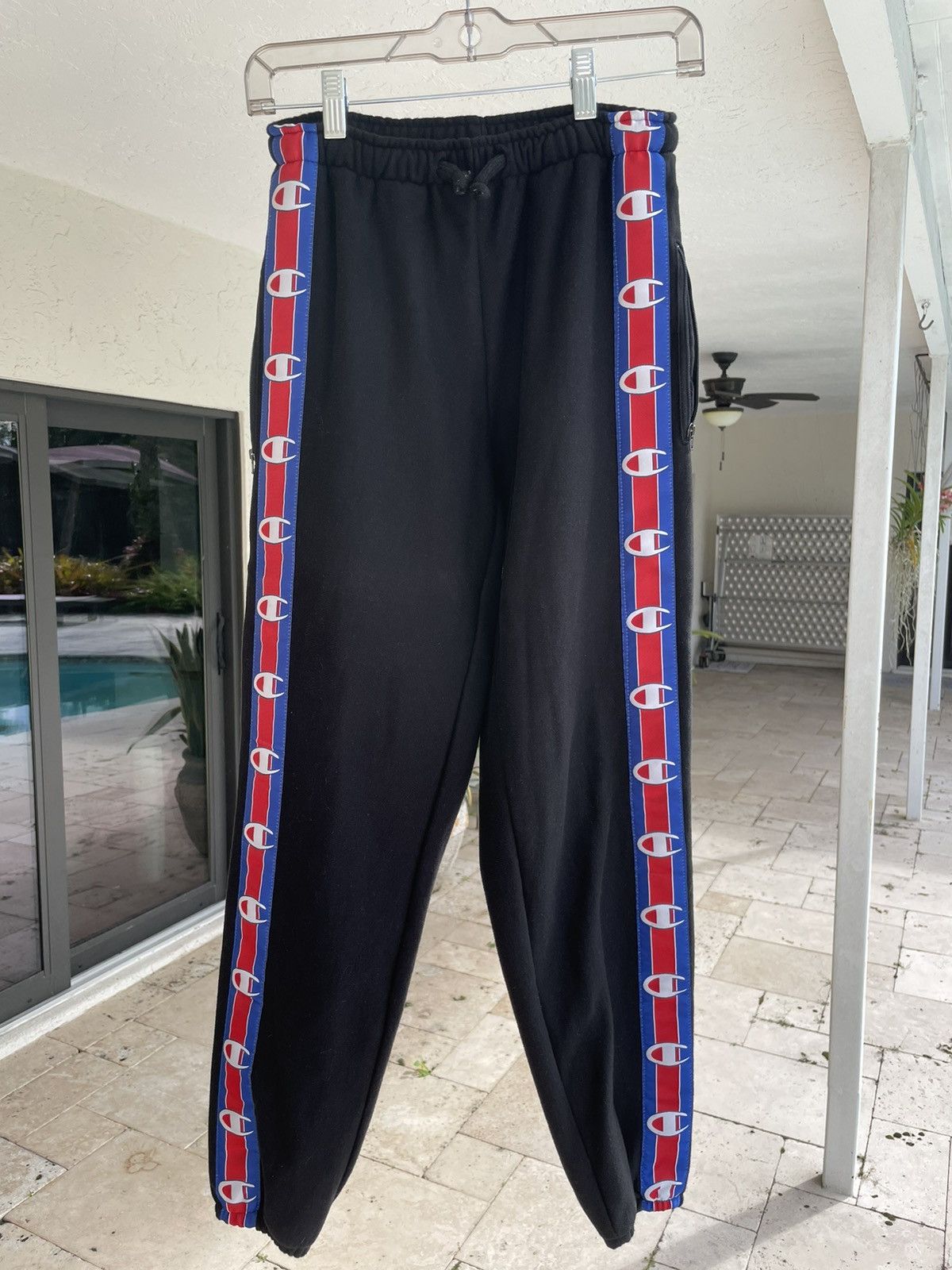 Champion × Vetements Vetements x Champion Tape Sweatpants Size US 30 / EU 46 - 1 Thumbnail