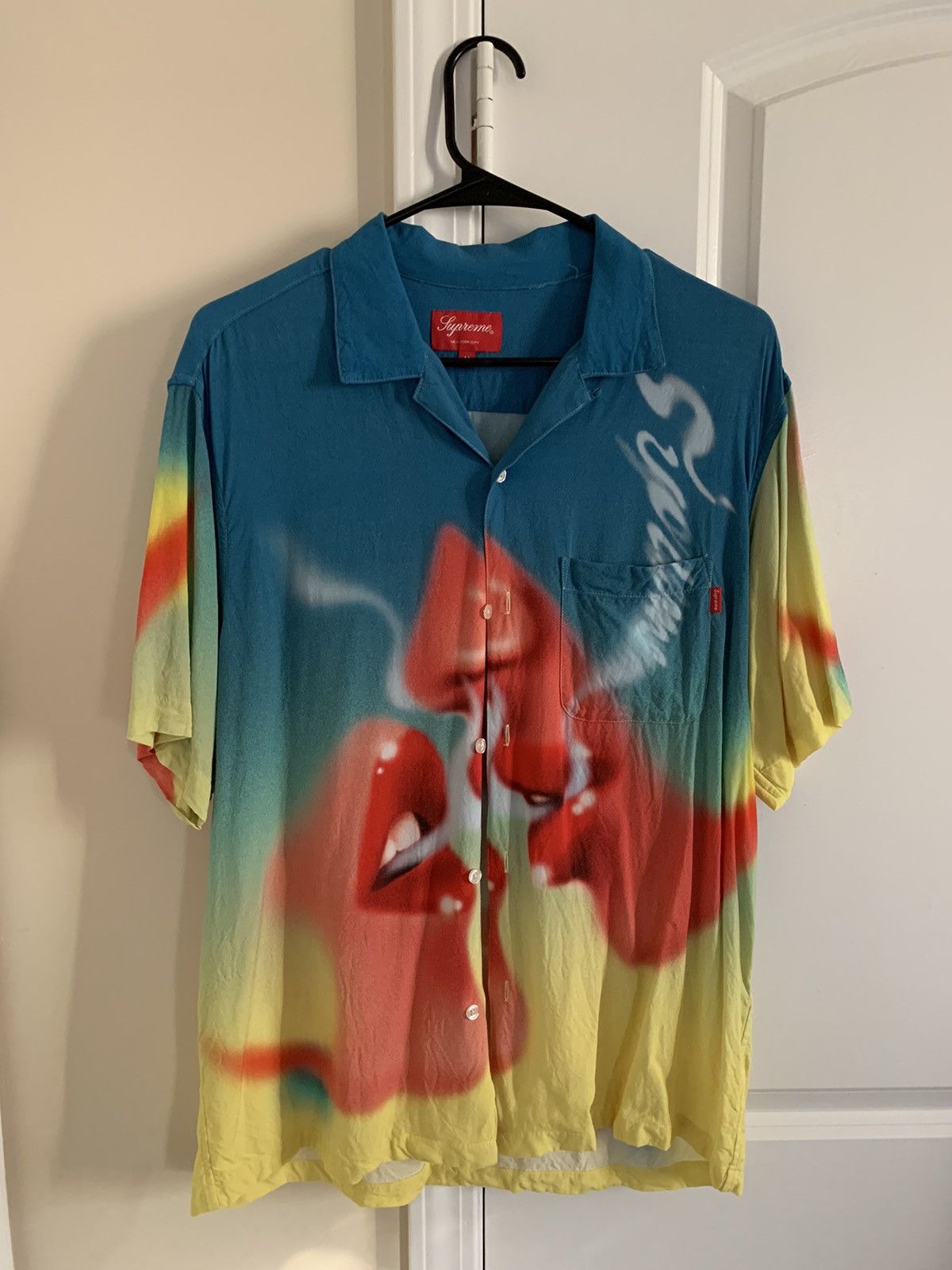 Supreme Supreme Blow Back Rayon S/S Shirt | Grailed