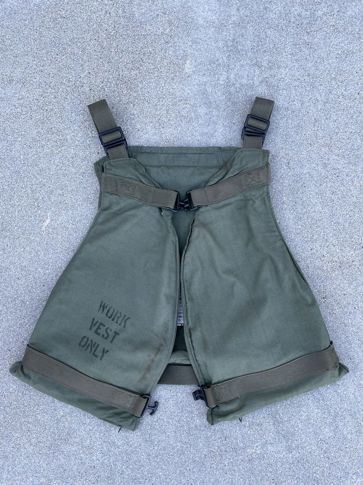 Vintage Vintage Military Surplus Vest Life Preserver “Vest Bag” Grailed