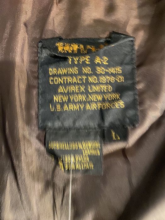 Avirex Rare Authentic Avirex LTD Flight Garment (1987) | Grailed