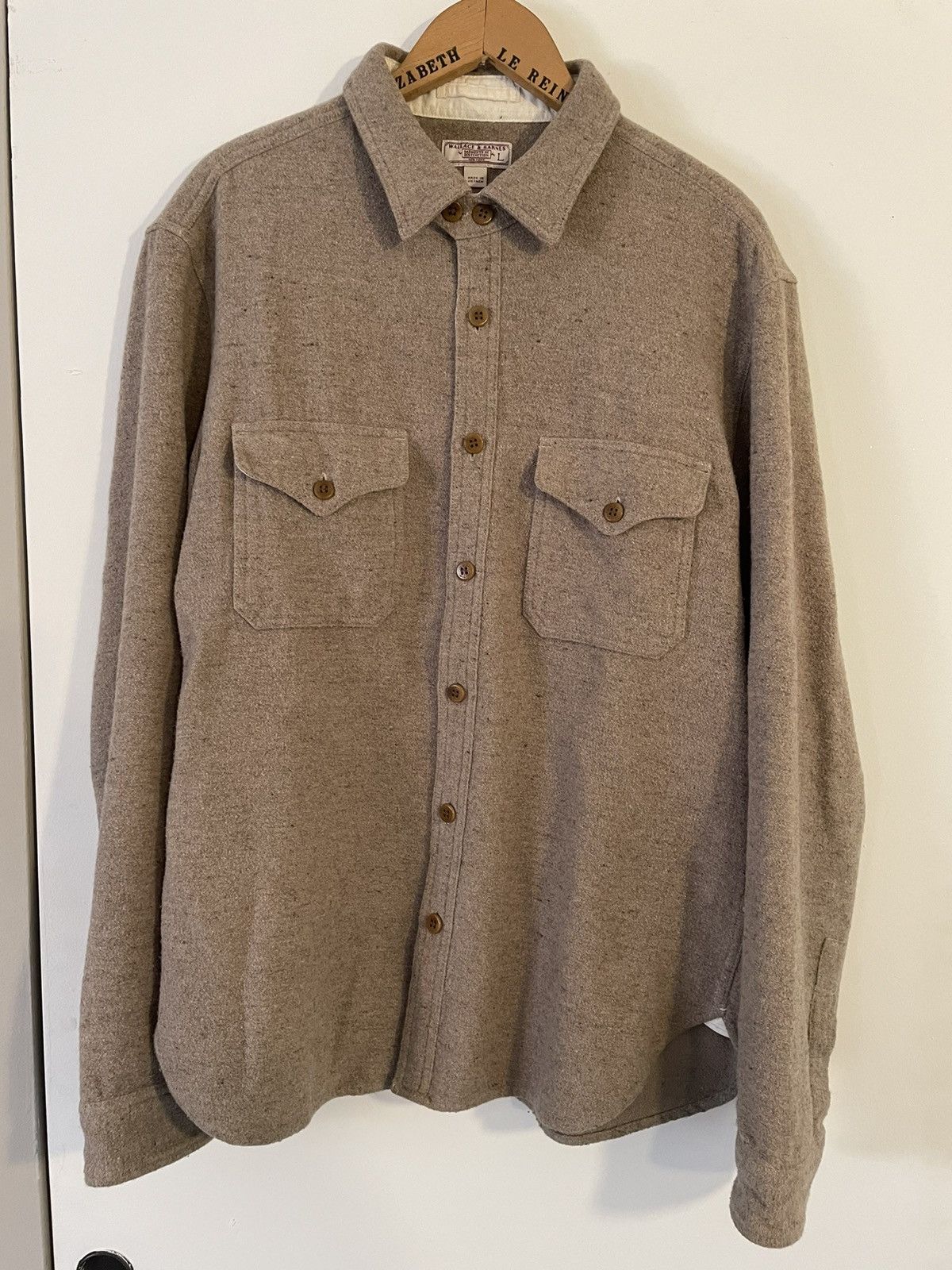 J.Crew Wallace & Barnes Wool CPO Overshirt | Grailed