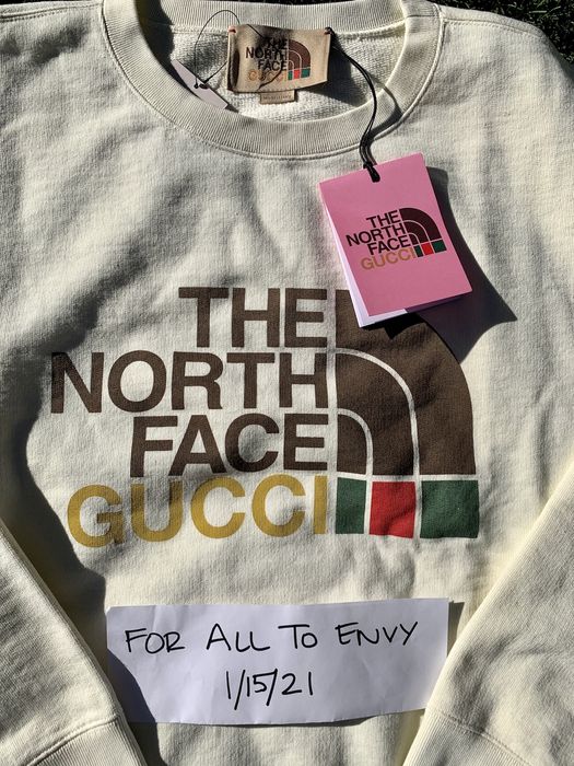 NWT SOLD OUT Gucci x The North Face Crew Neck Sweater Sweatshirt S