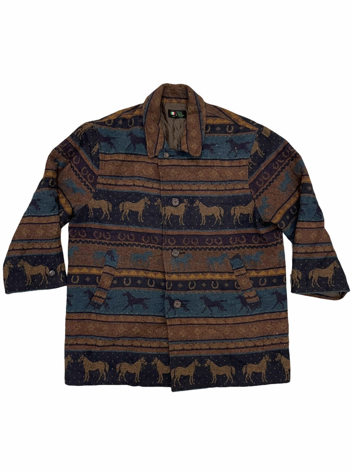 Japanese Brand RARE Japan Horse Coat | Italian Fabric, Kapital Vibes Size US L / EU 52-54 / 3 - 1 Thumbnail