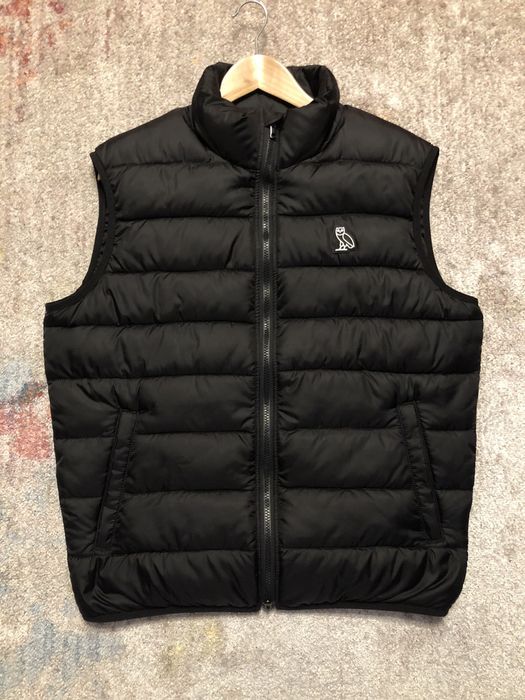 Octobers Very Own rare OVO x PRIMALOFT BLACK PUFFER VEST LARGE