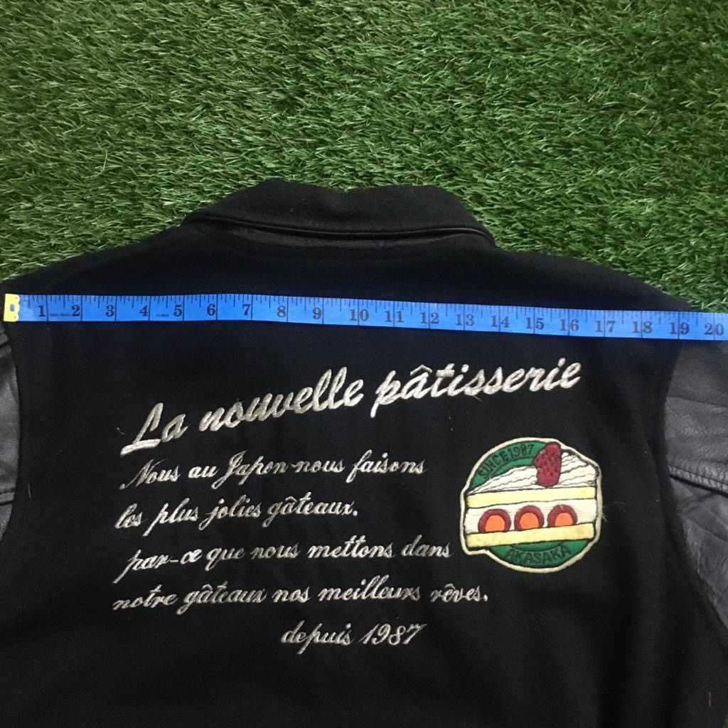 Vintage Vintage Akasaka Varsity Jacket Leather Sleeve Size US L / EU 52-54 / 3 - 13 Thumbnail
