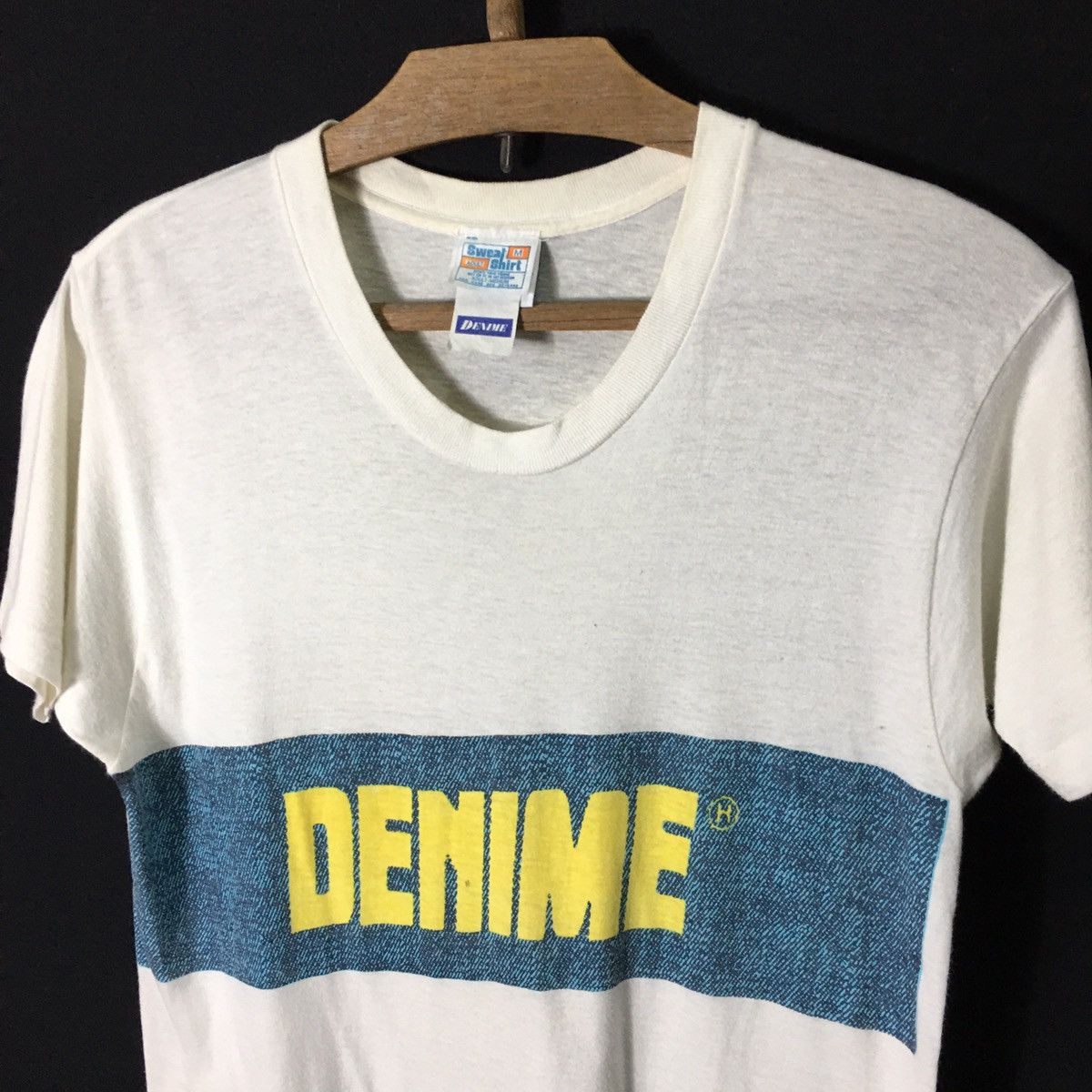 Vintage Rare! Vintage Denime x John Henry Logo Tshirt | Grailed